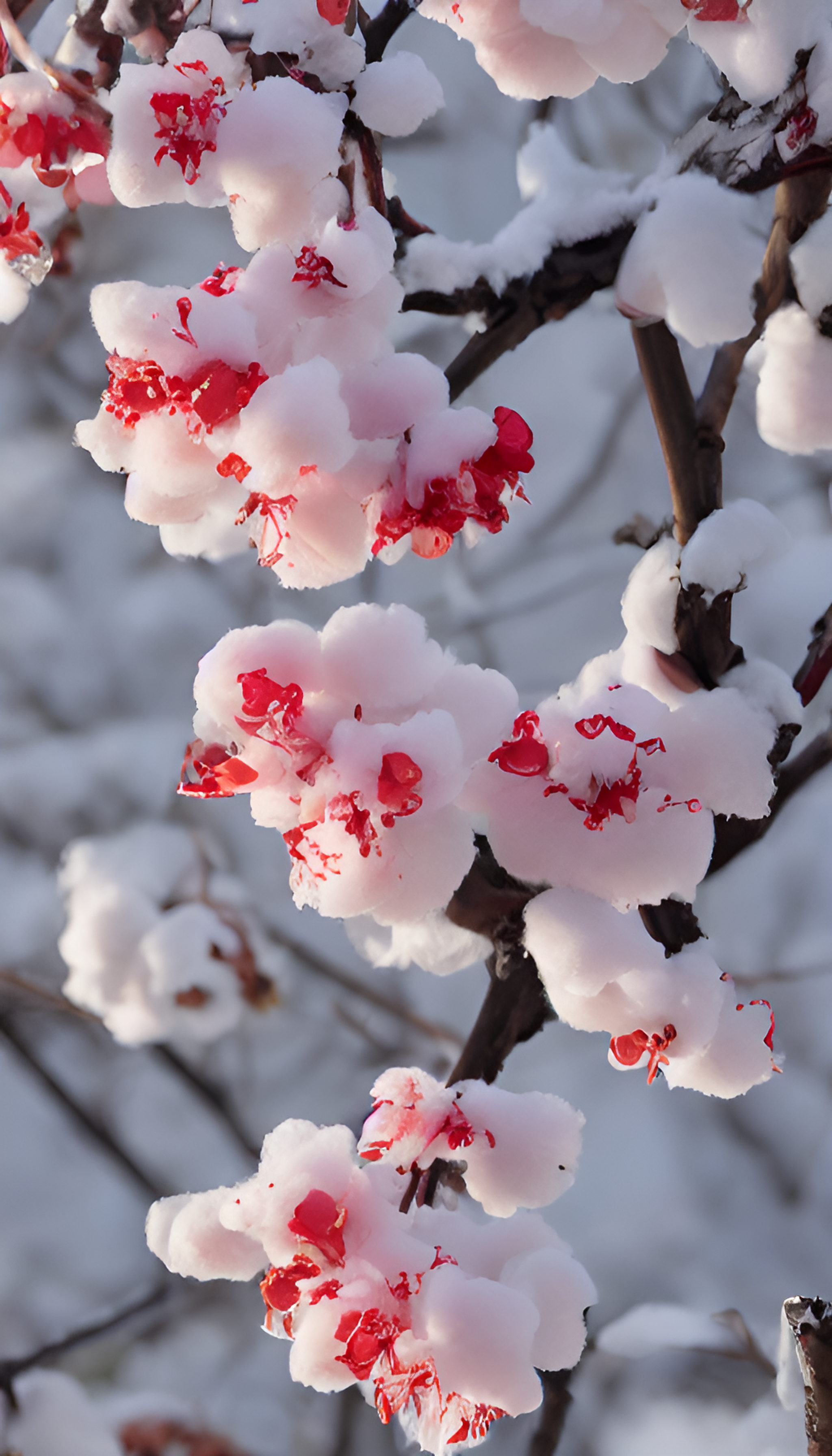 雪中红梅