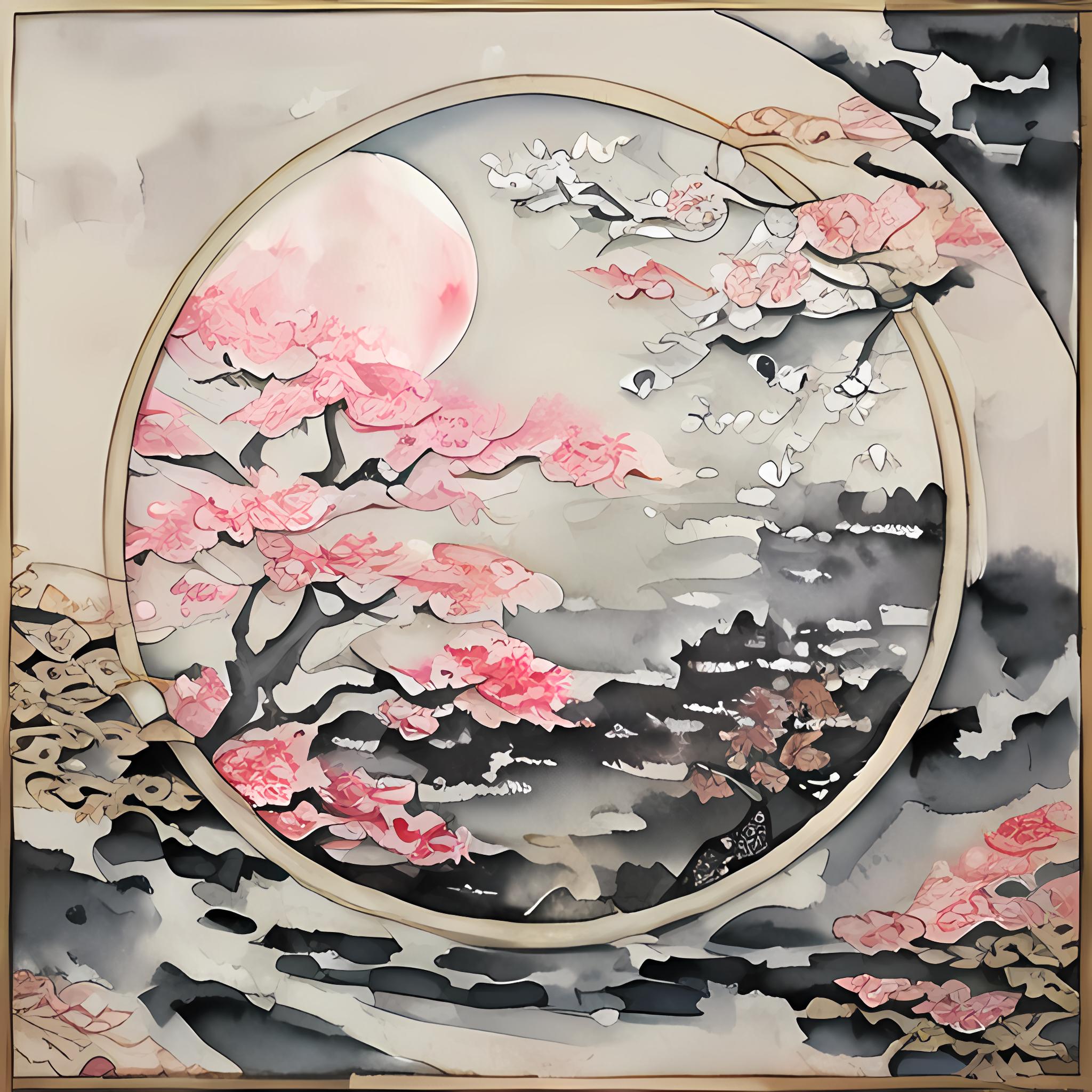 桂剪窗影