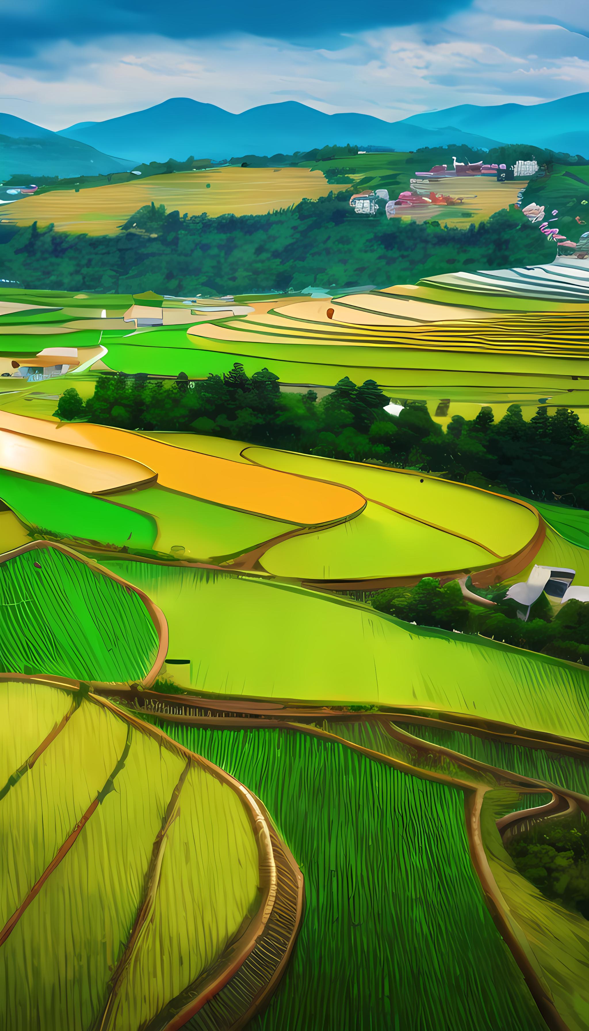 山村风景