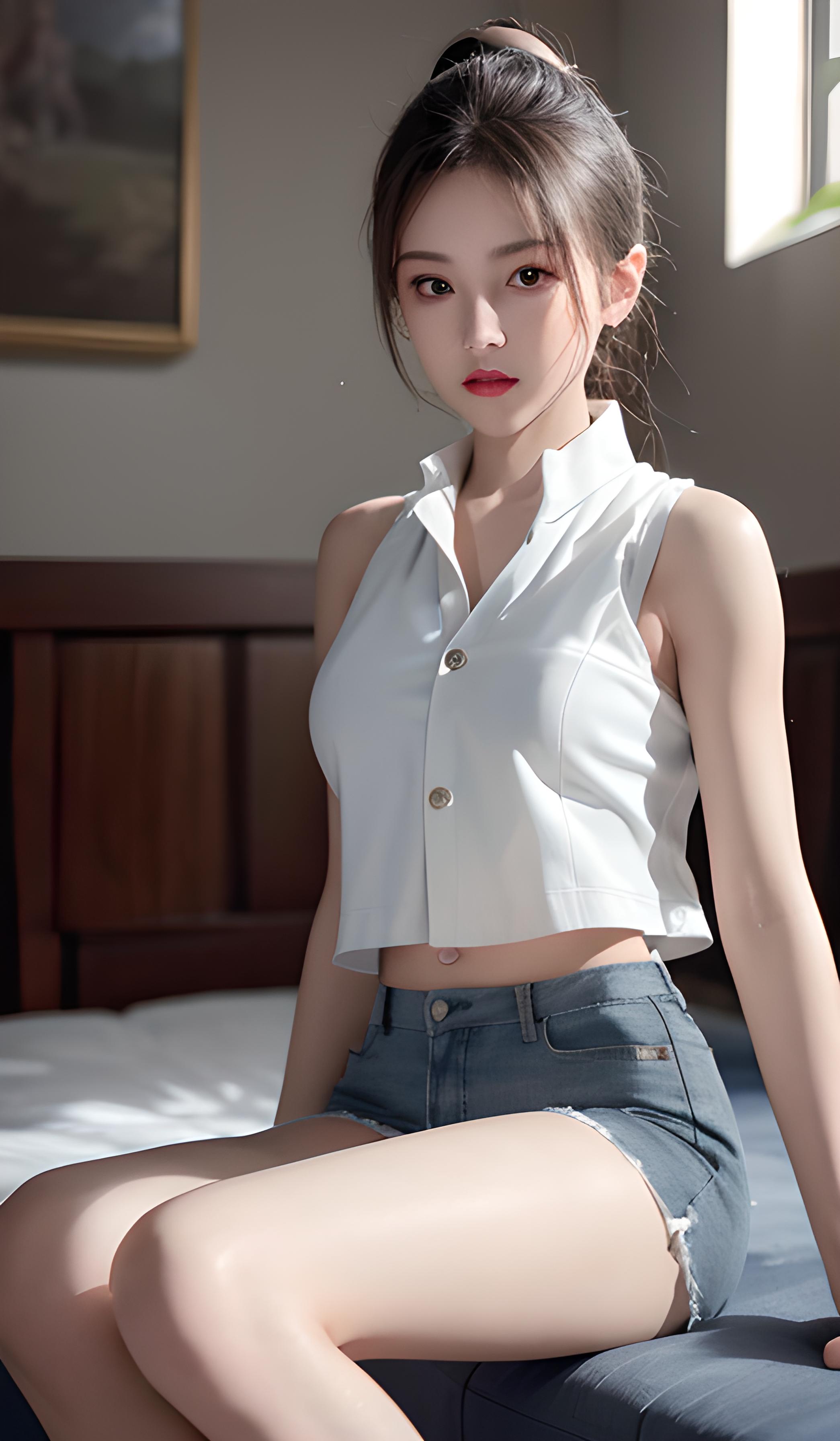 好白～点关注，主页更多美女等你同款
