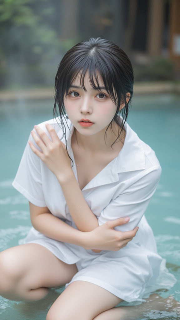 水中女孩