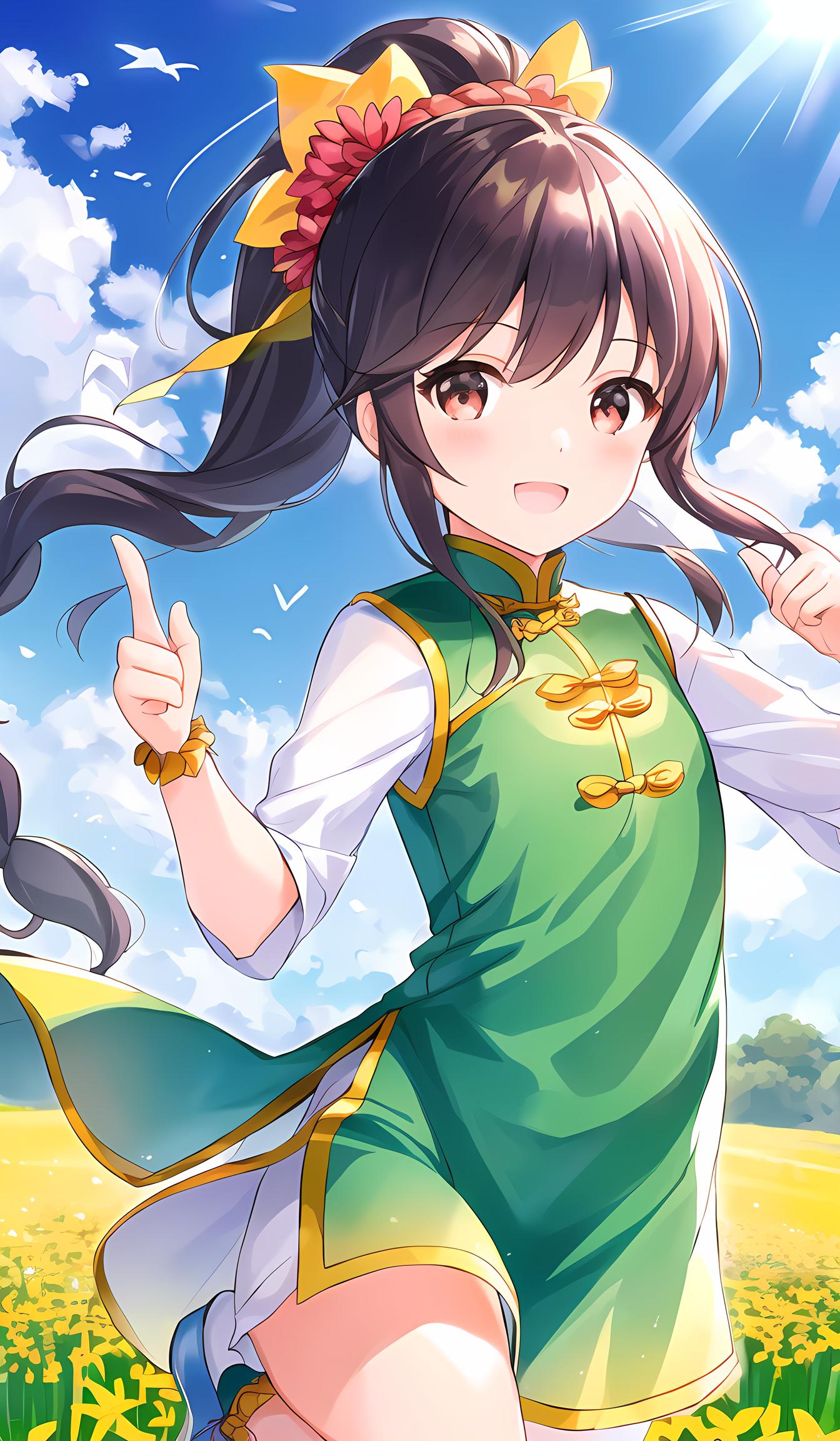 美丽的小女孩