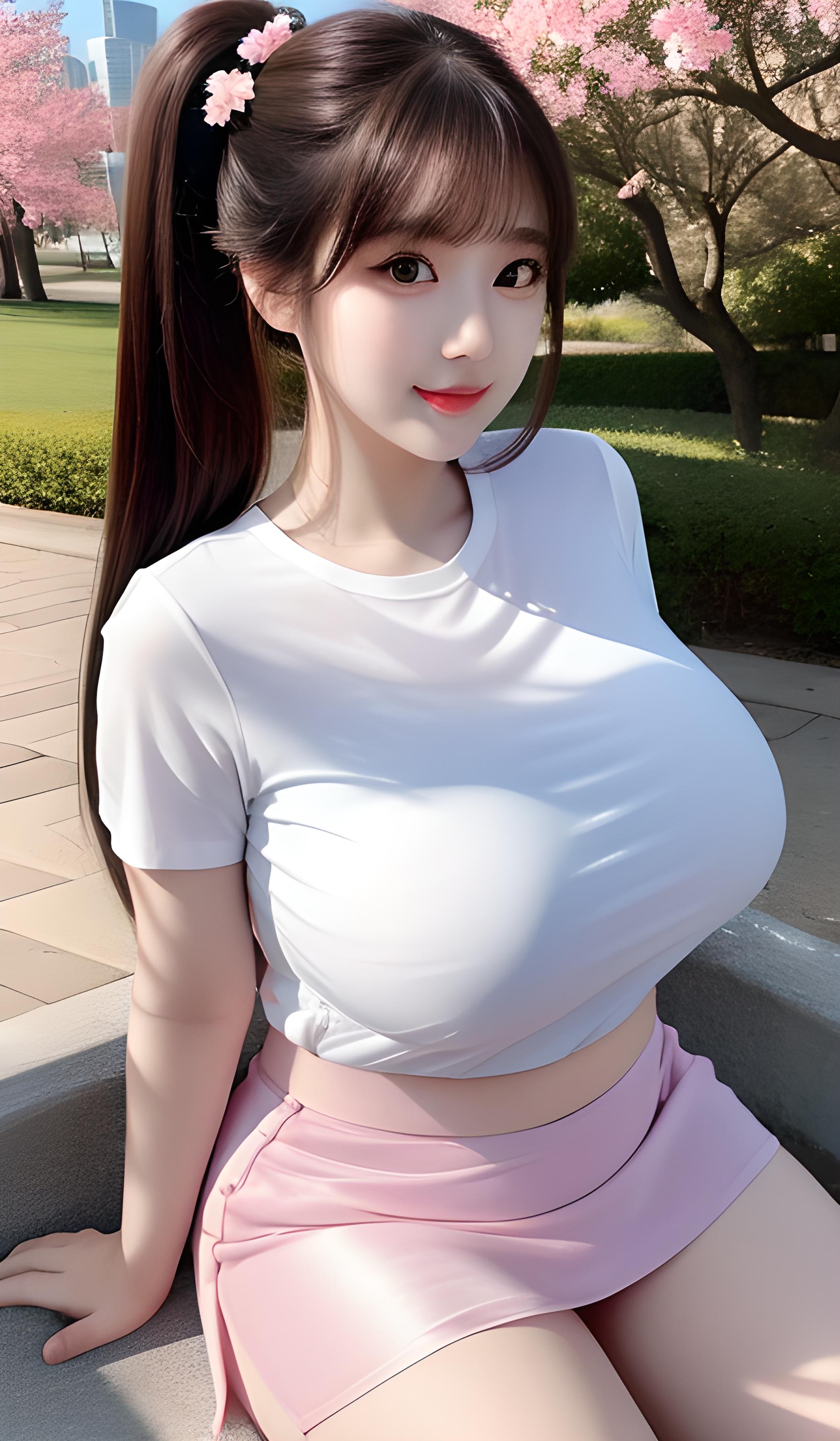 微胖美少女