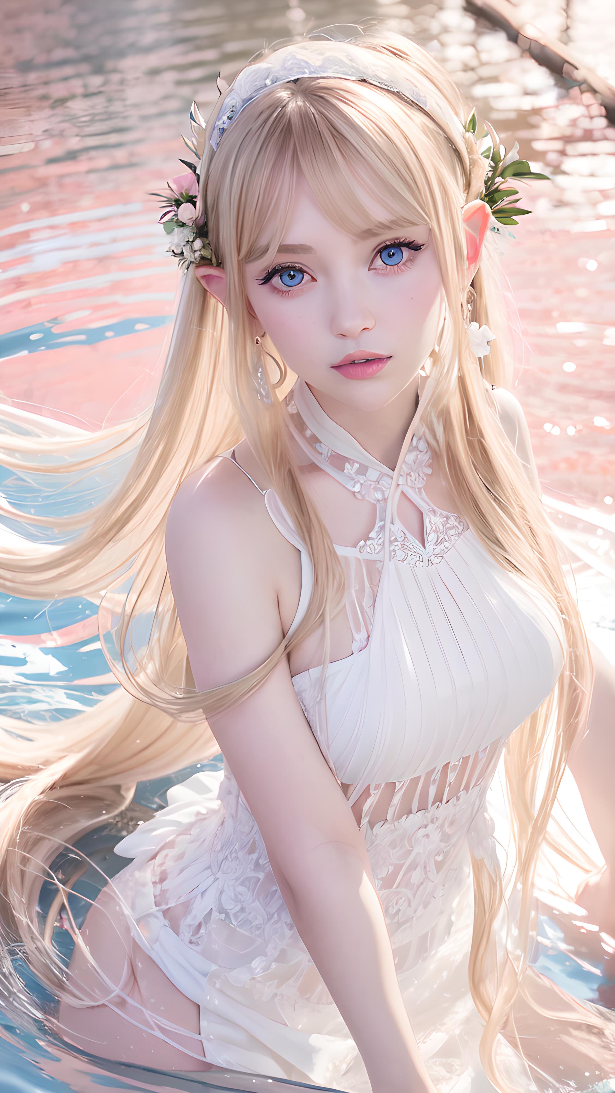 白衣女子