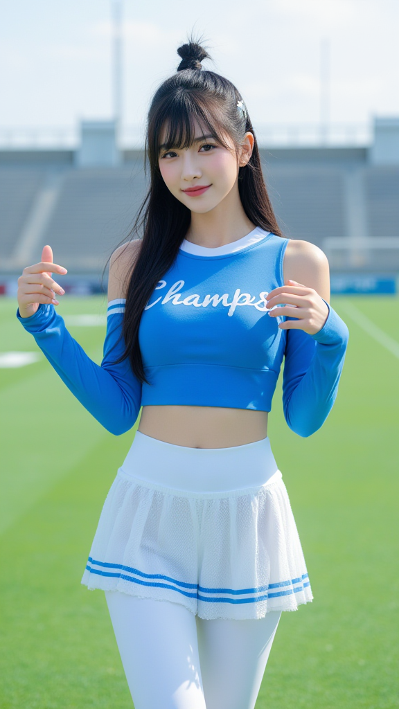 球场拉拉队女孩