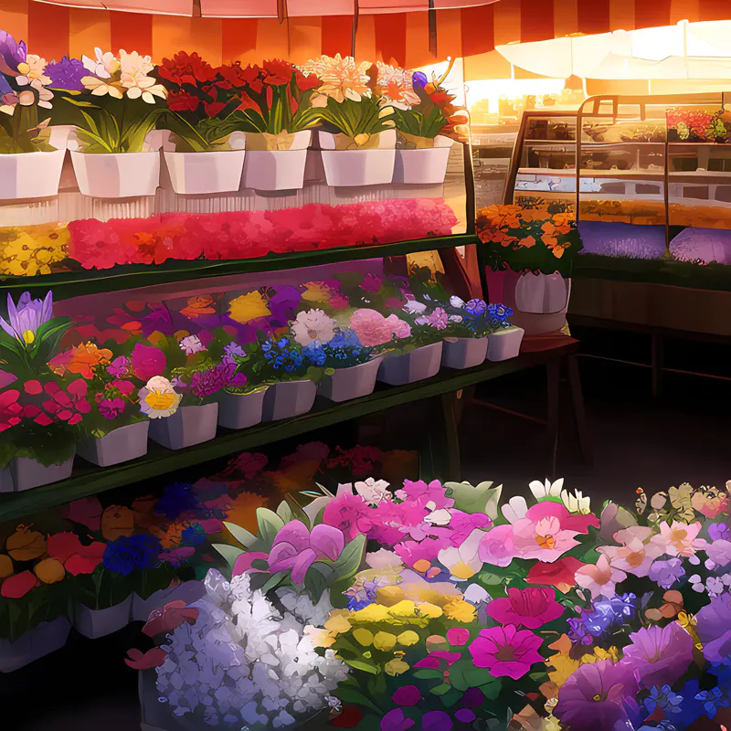 鲜花市场