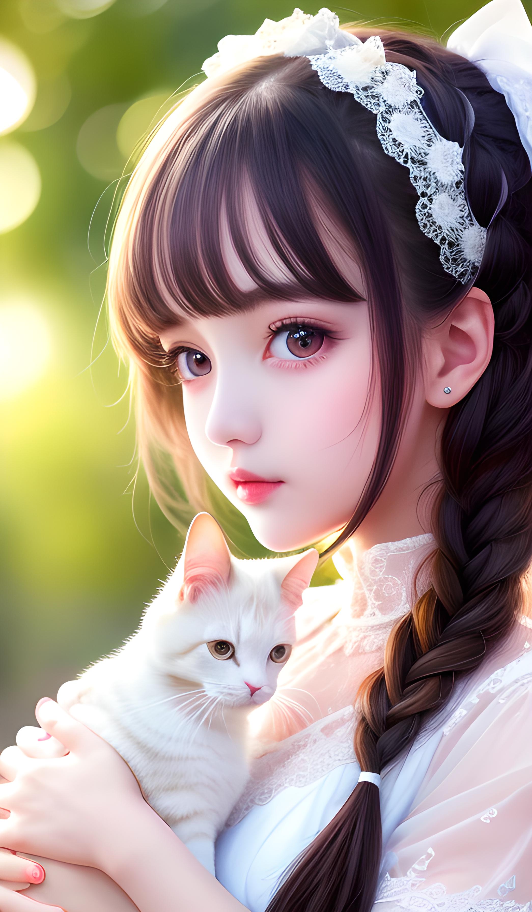 少女与猫