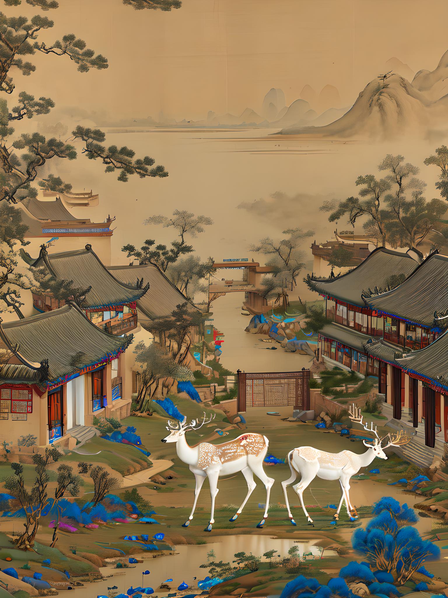 山间图景