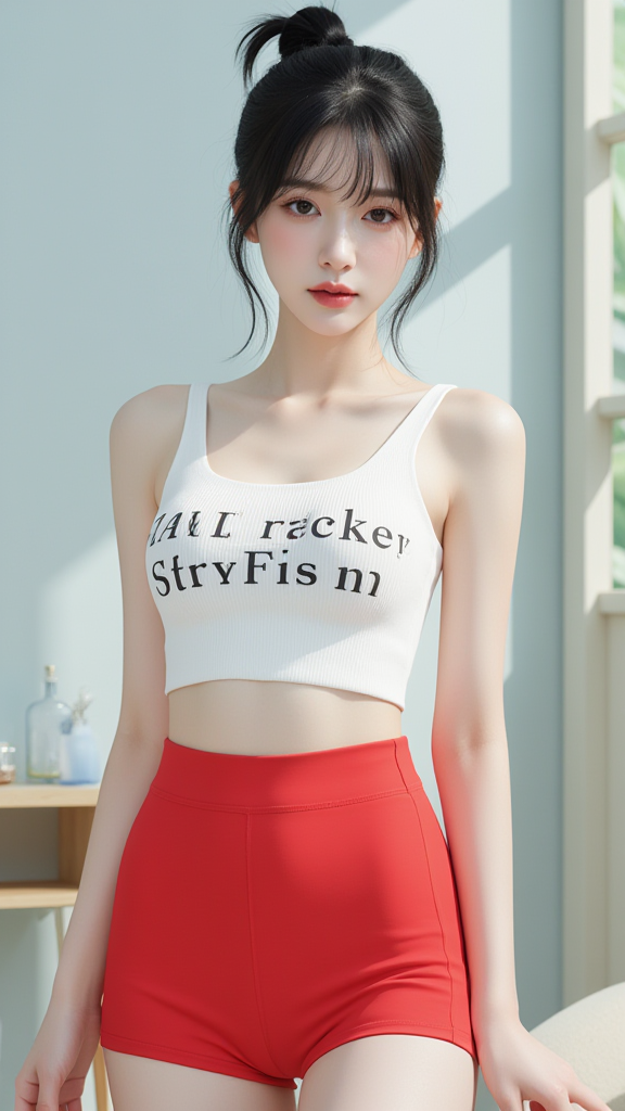 丸子头女孩