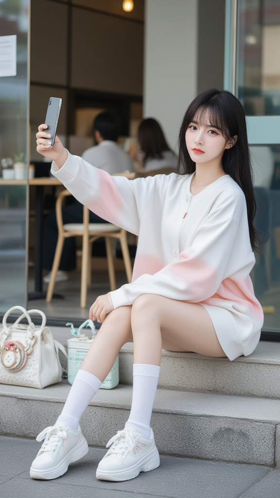 自拍女孩