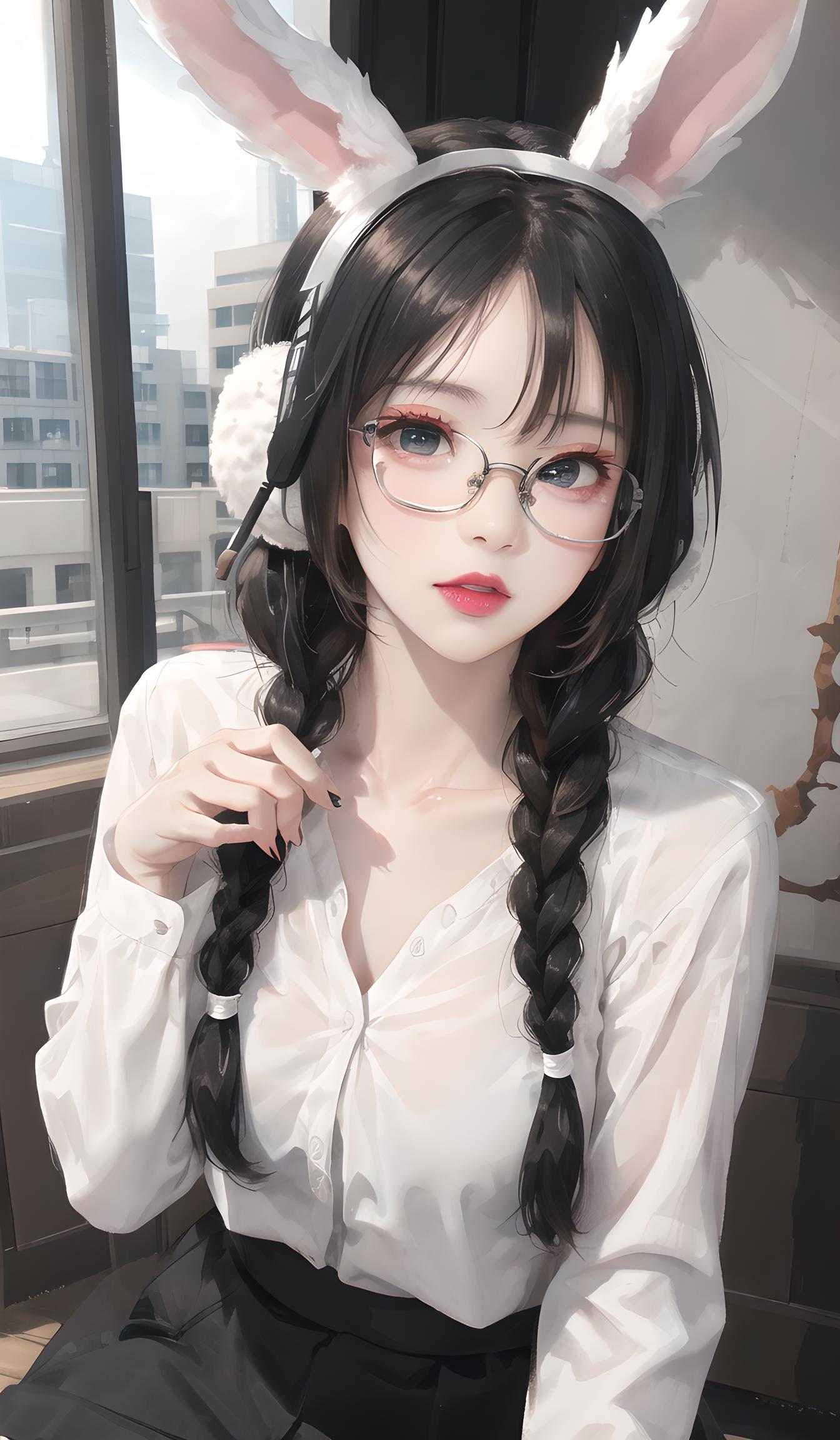 兔耳少女