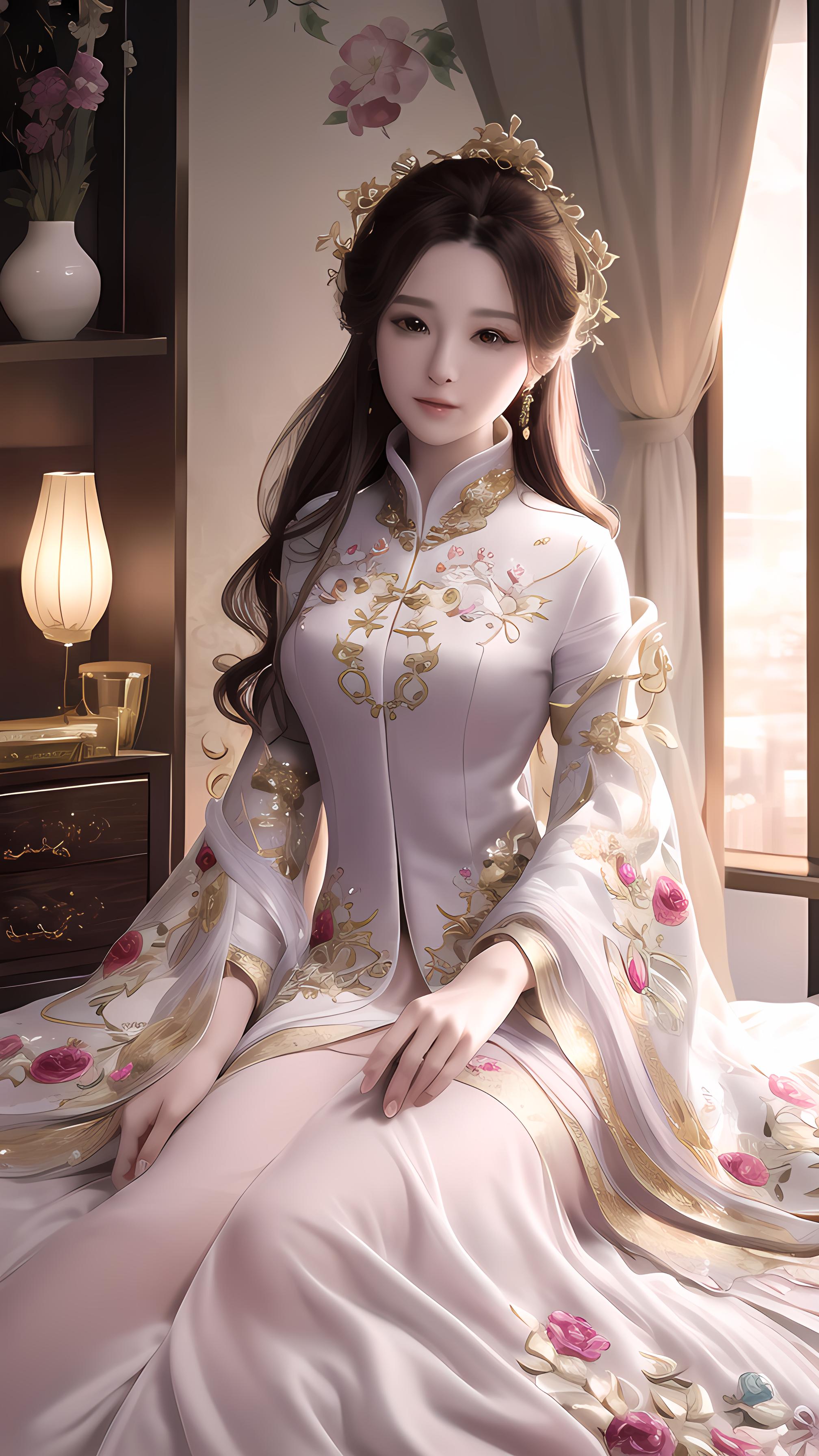 中国刺绣服