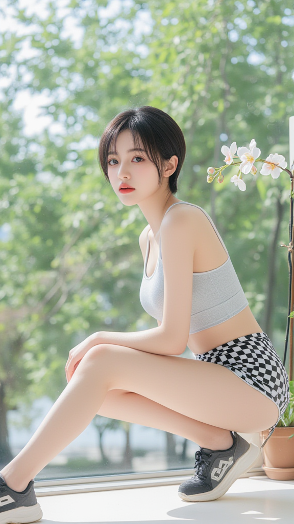 短发女孩