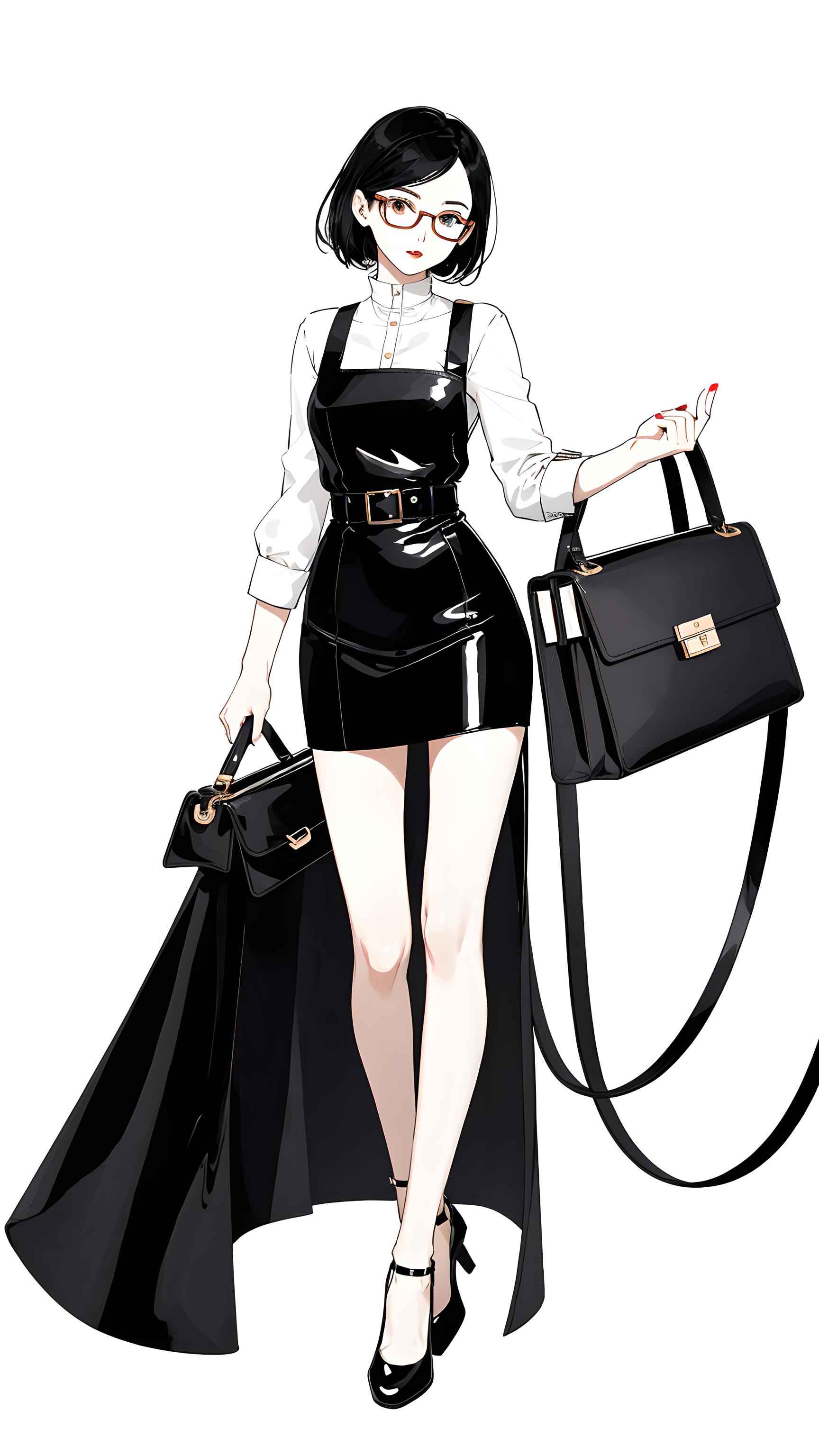极简美女