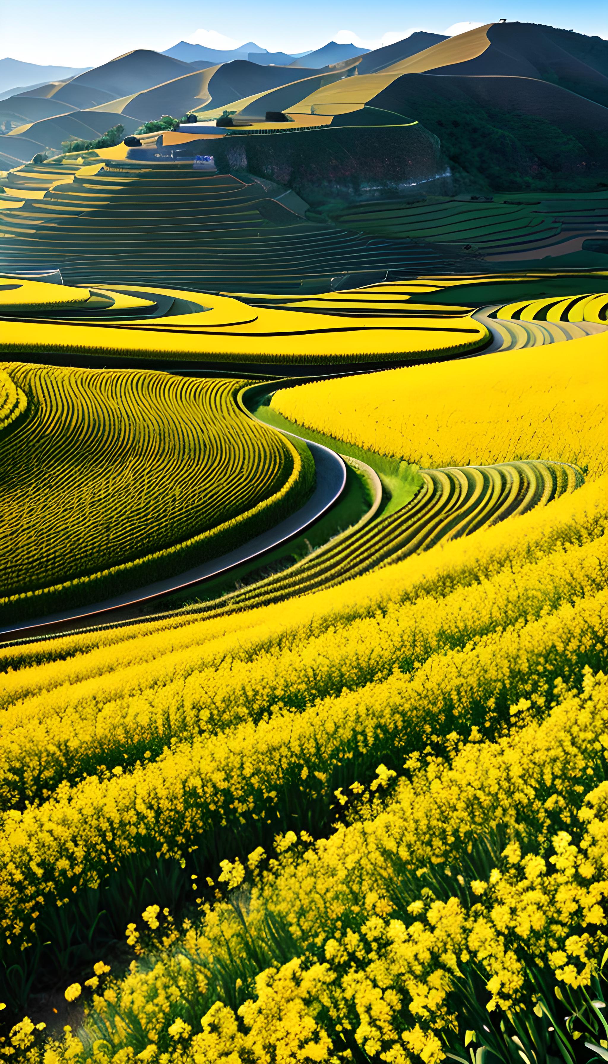 油菜花田