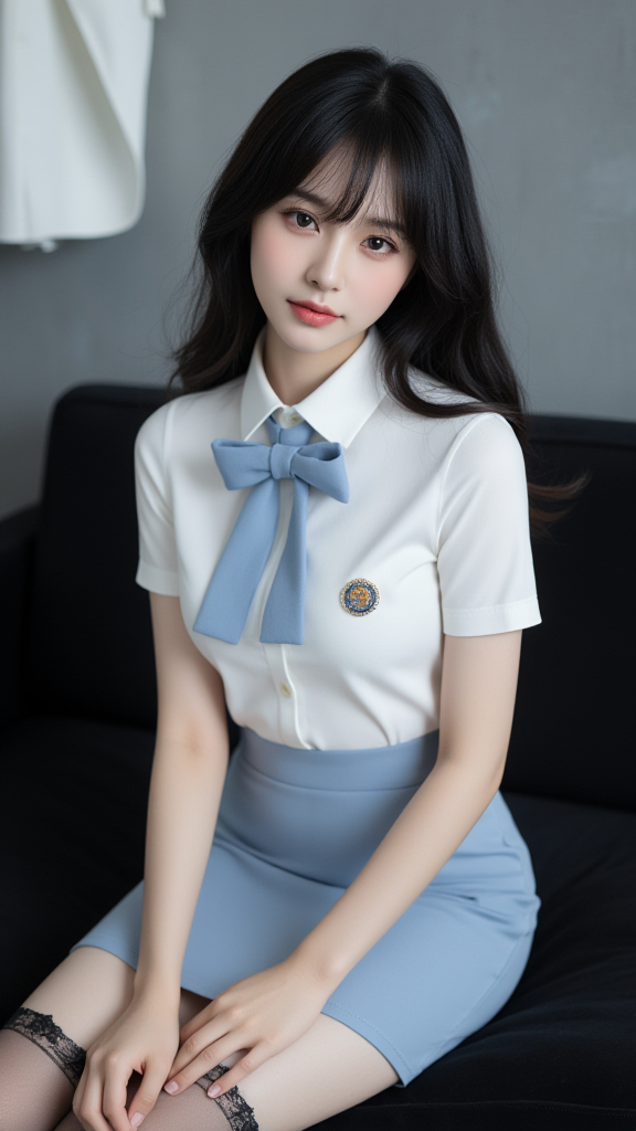 职业装女孩