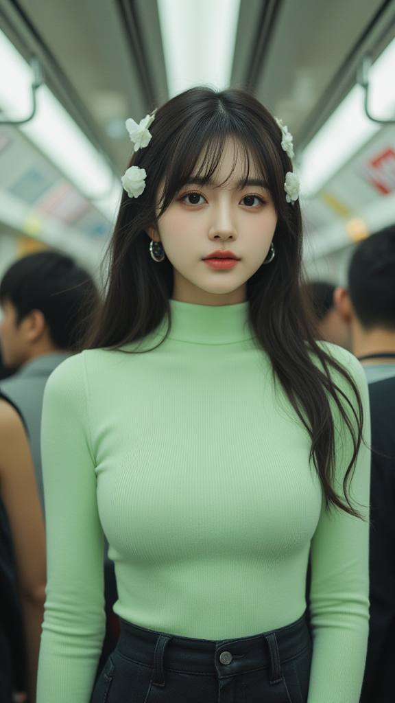 大眼睛美女