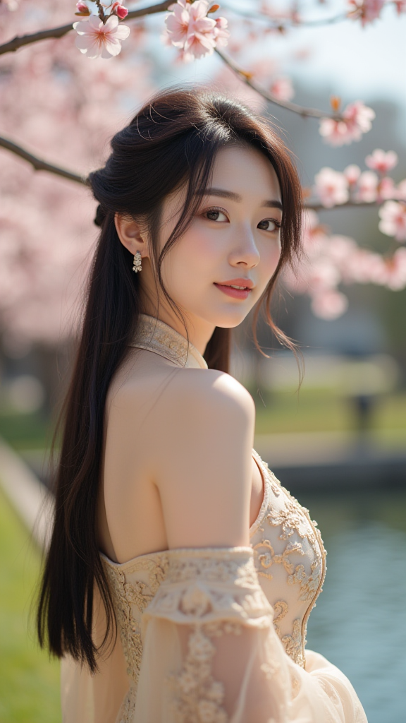 杏花树下