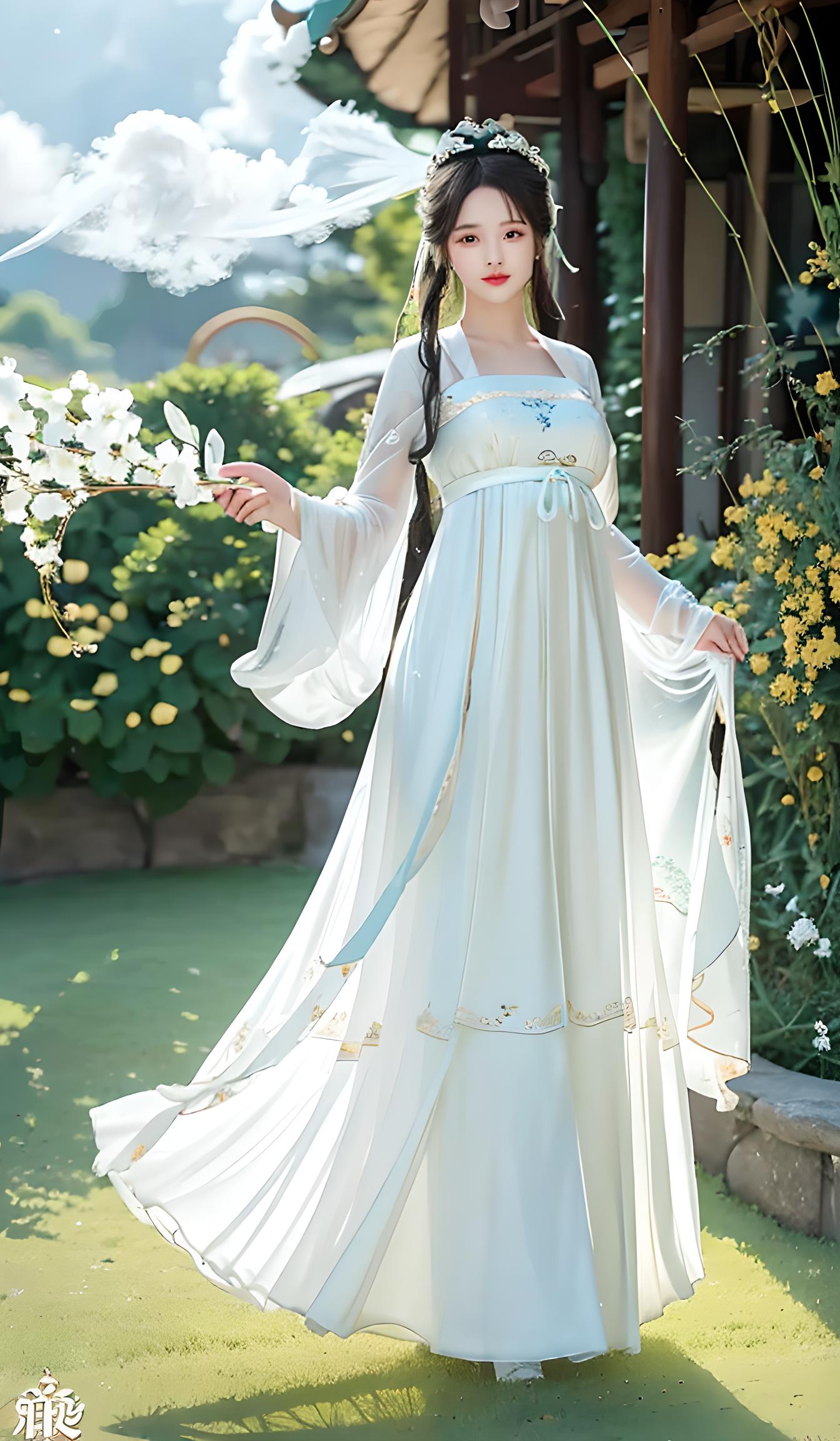 汉服少女，稳出图