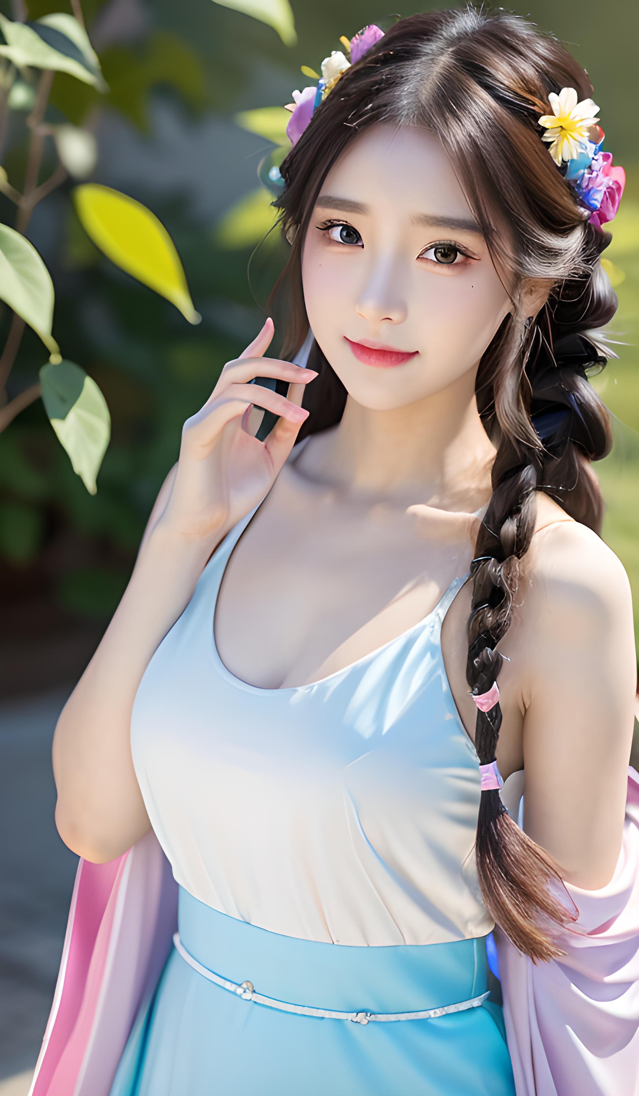 花一样的美女