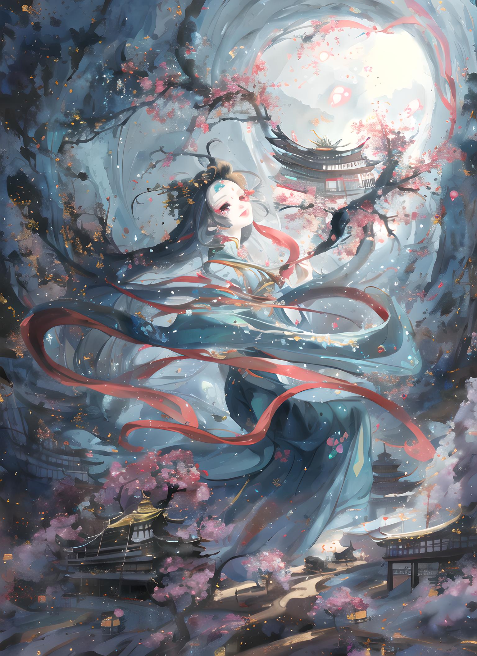壁画神女