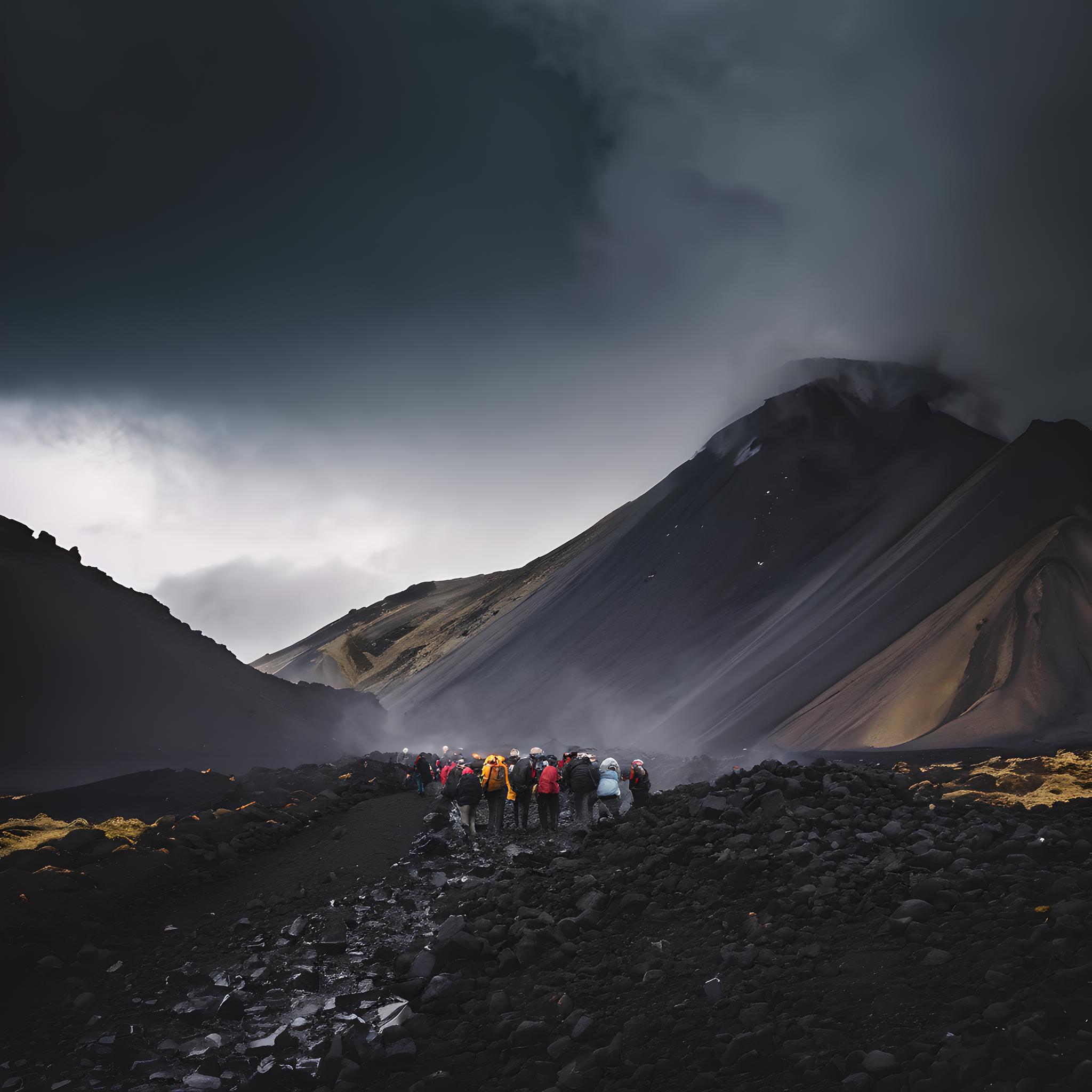 冰岛火山