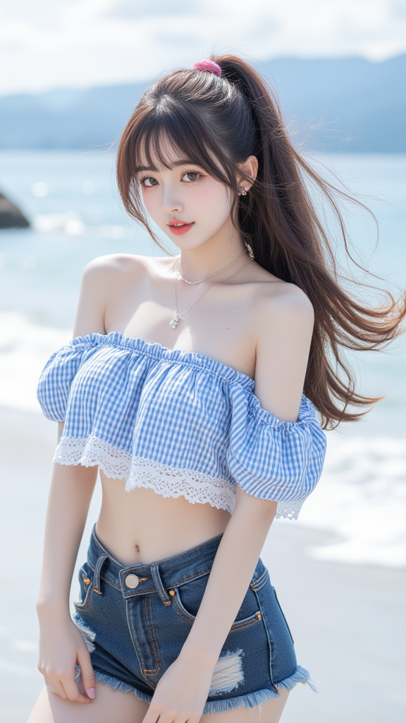 露肩女孩