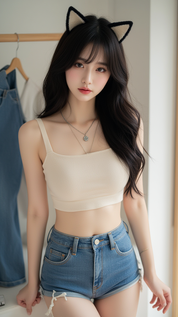 小肚腩女孩