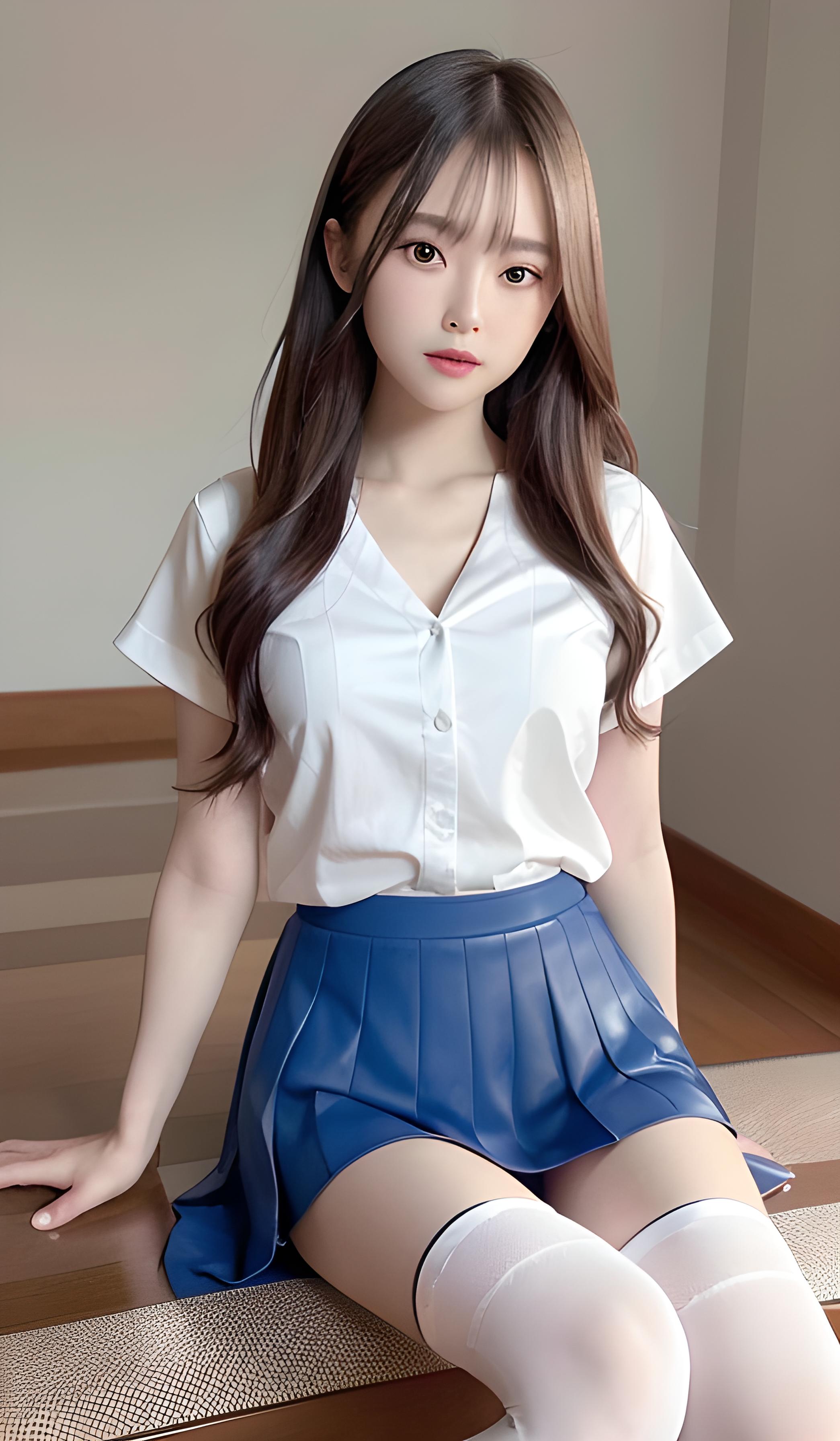 端坐
