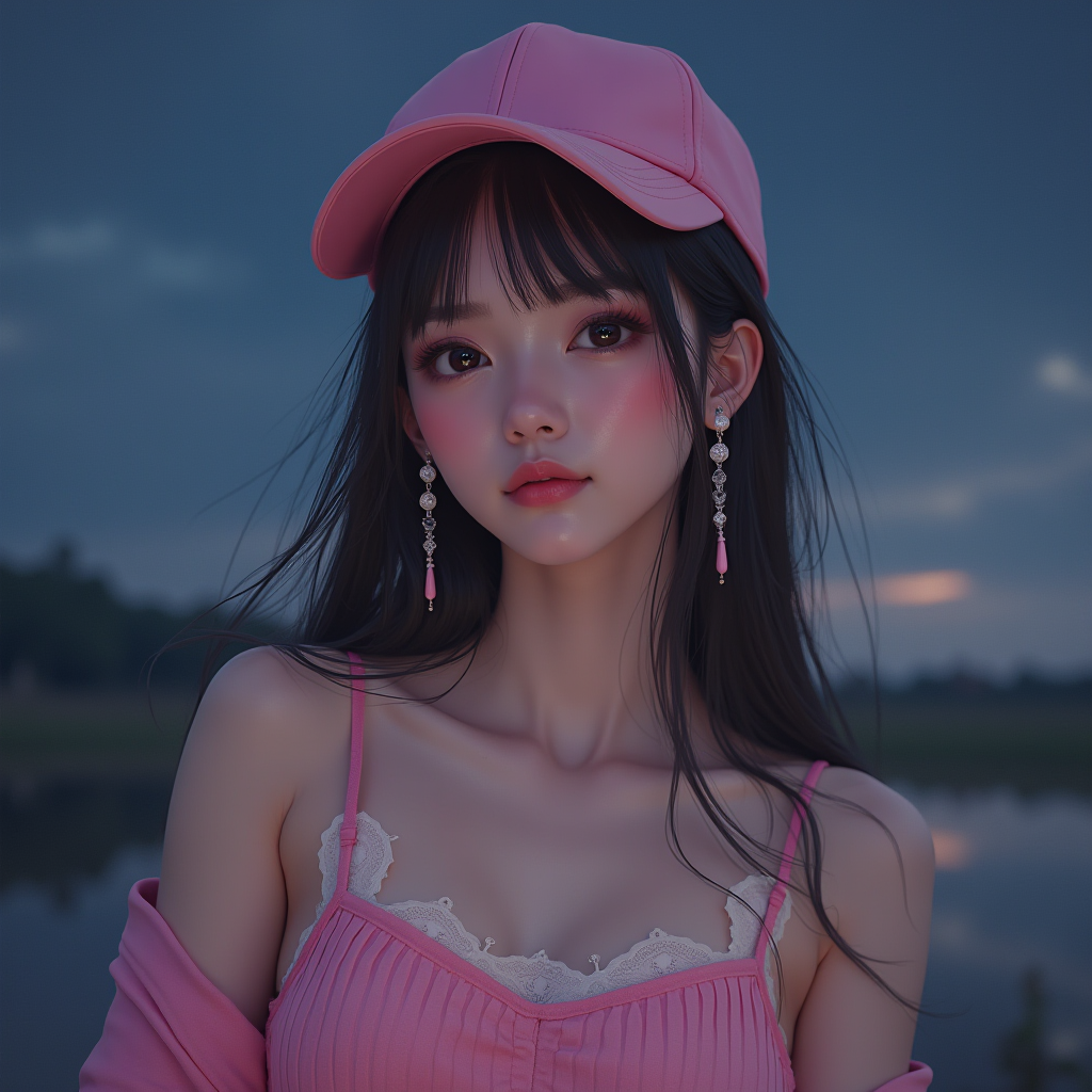美美的脸