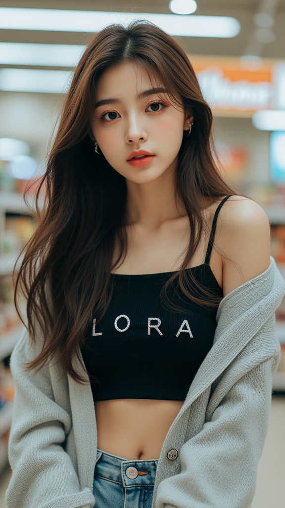 吊带背心女孩