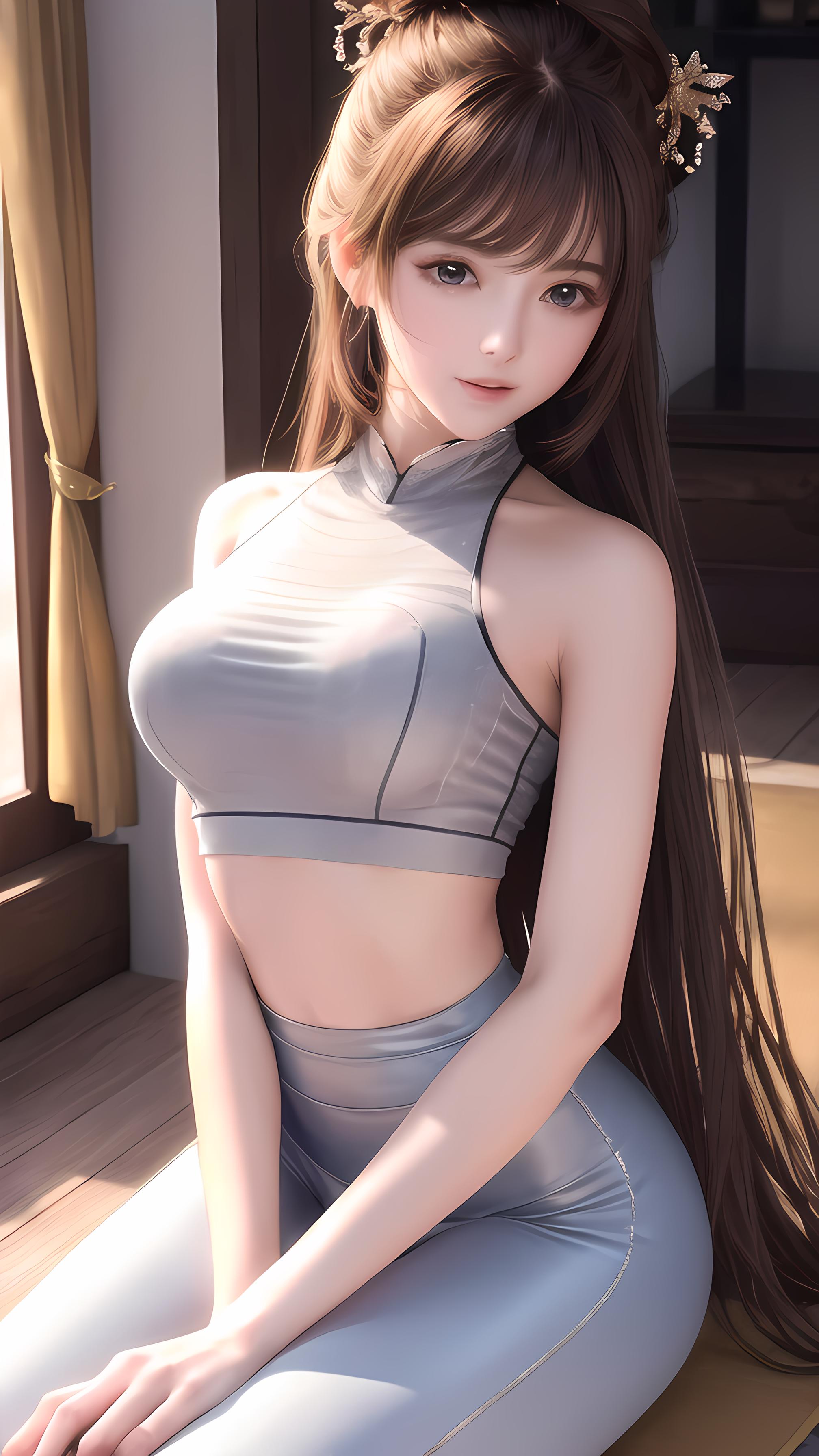 瑜伽美女