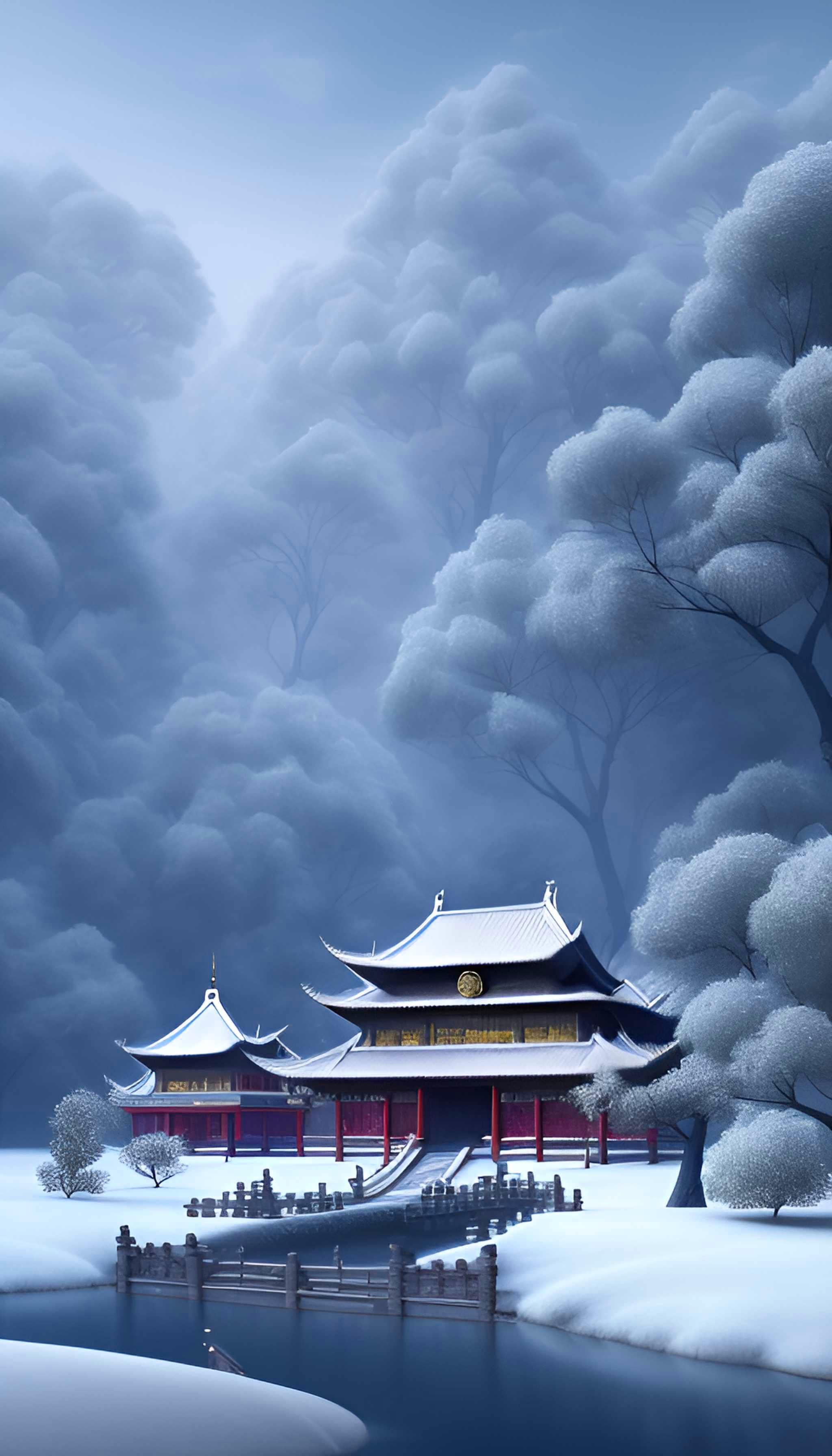 唯美雪景