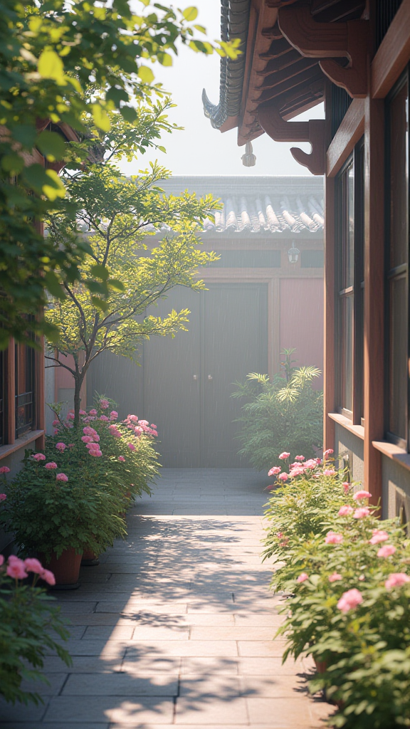 幽静庭院