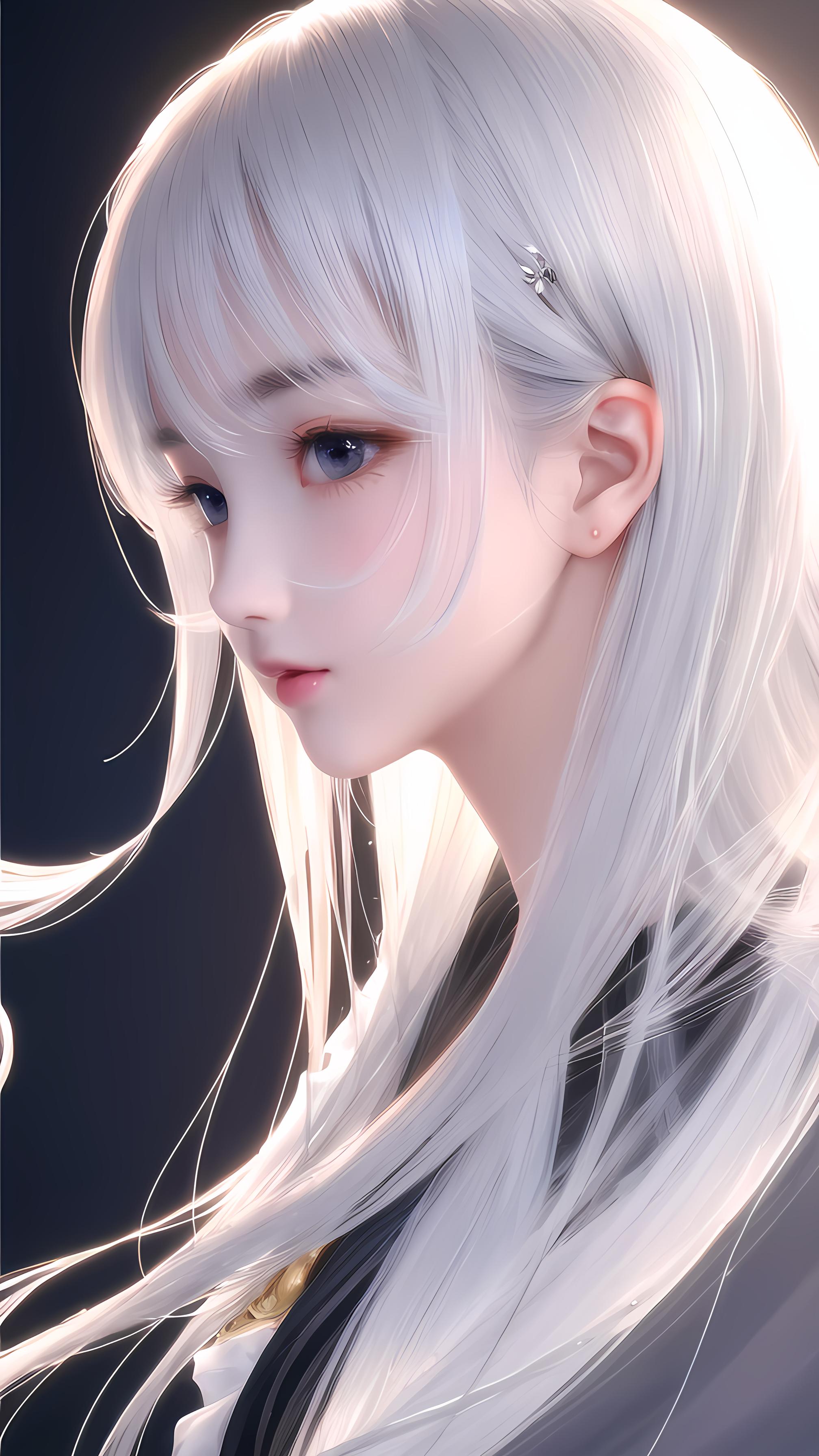 白发少女