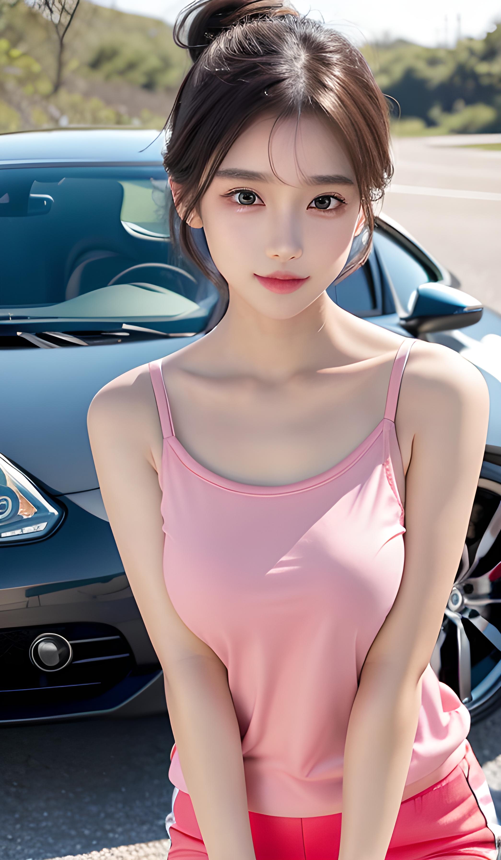 美女与跑车