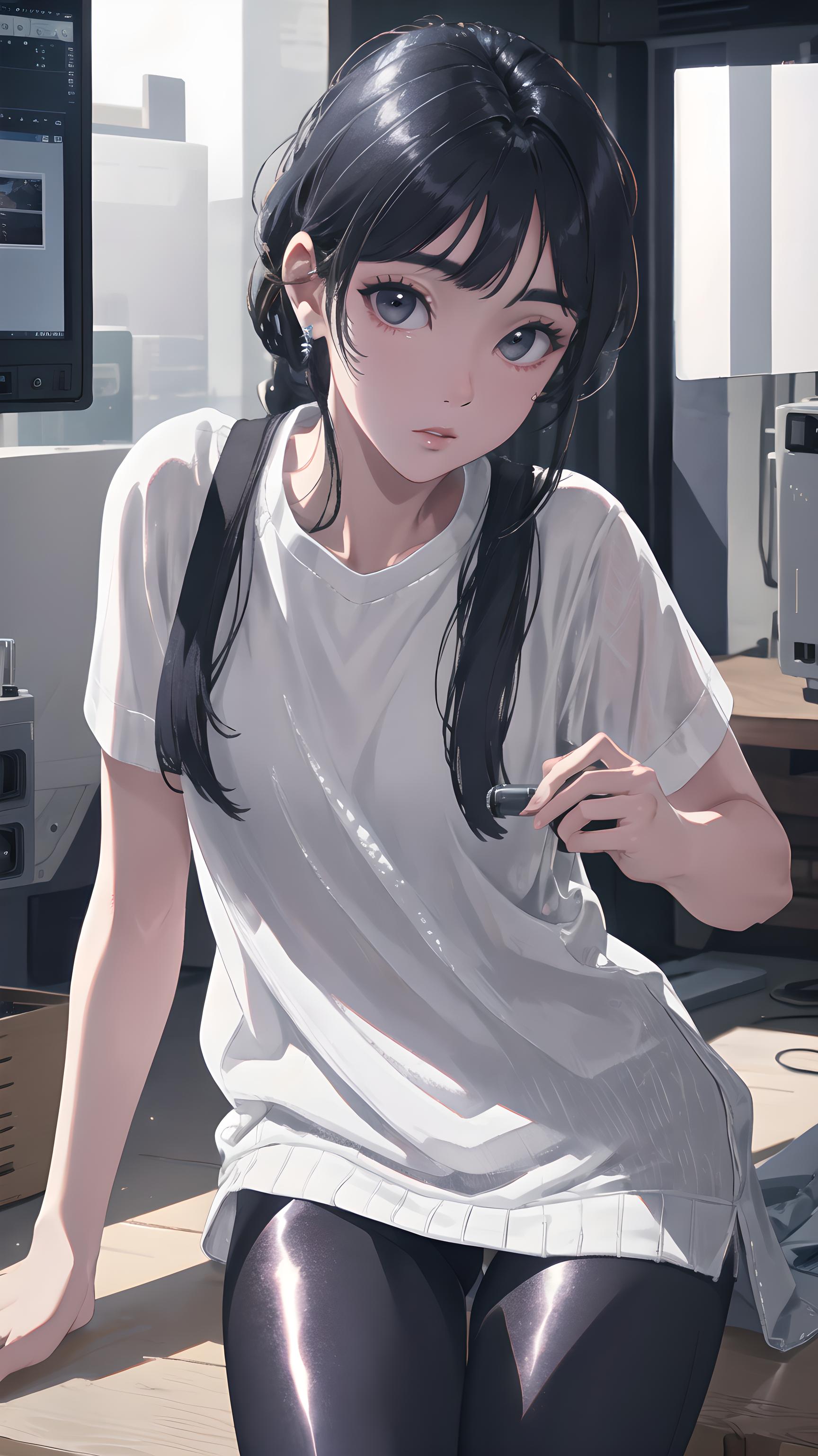 白衣少女