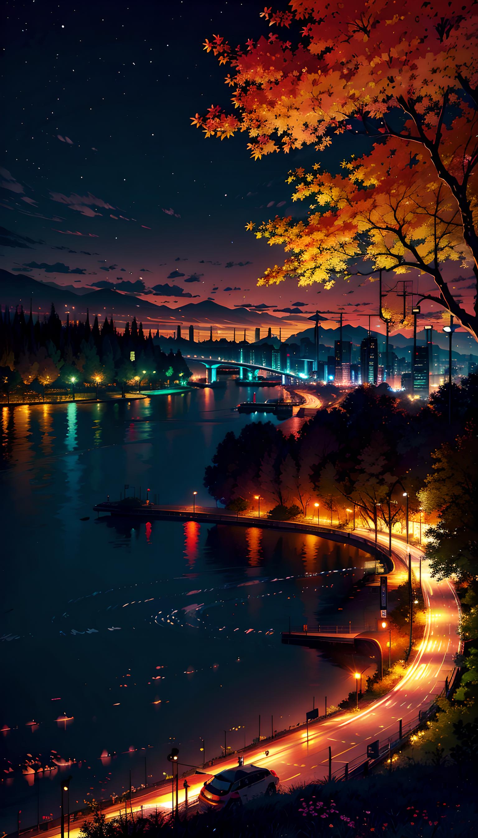 西湖夜景