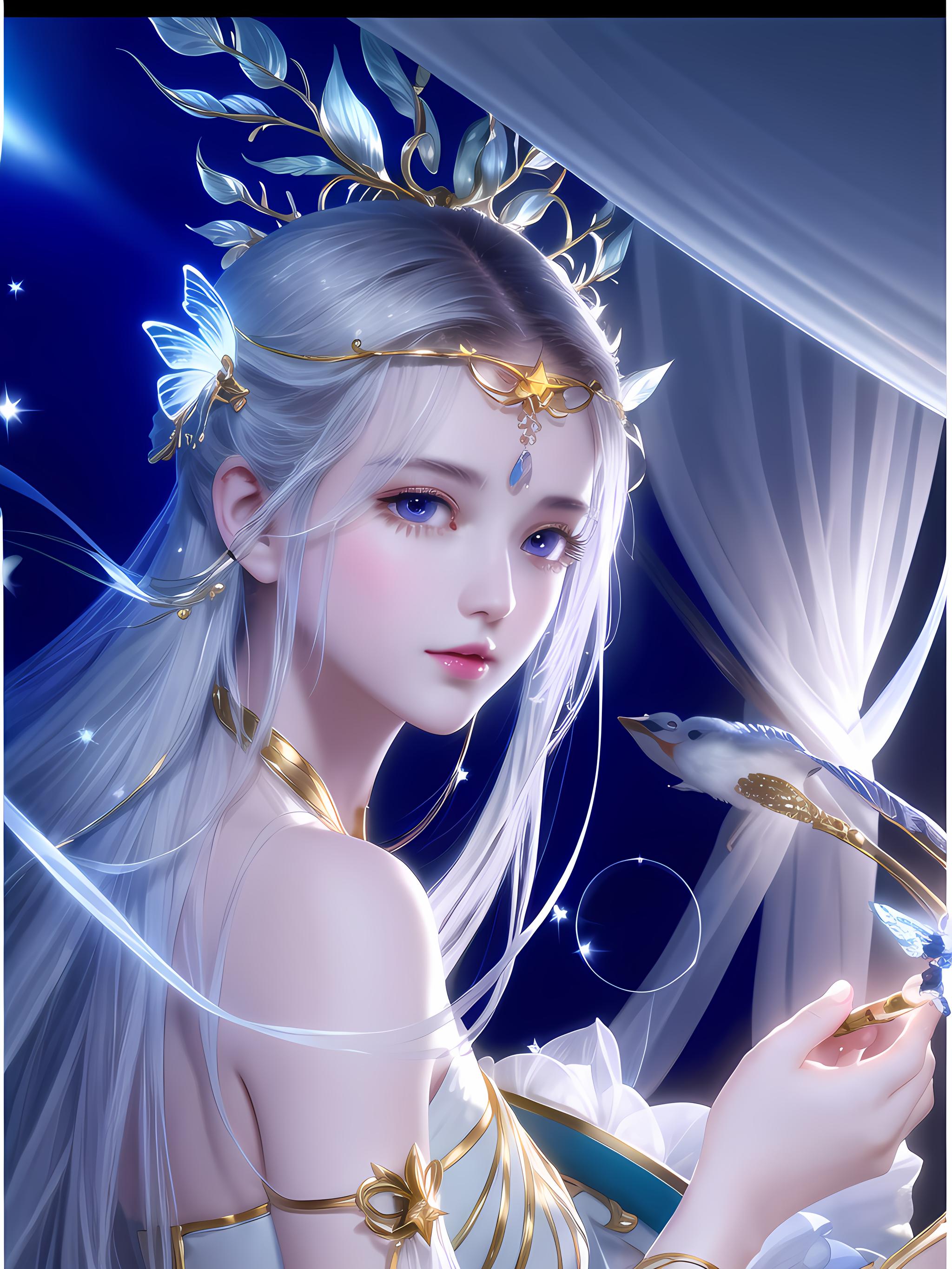 蝴蝶少女，金蝉