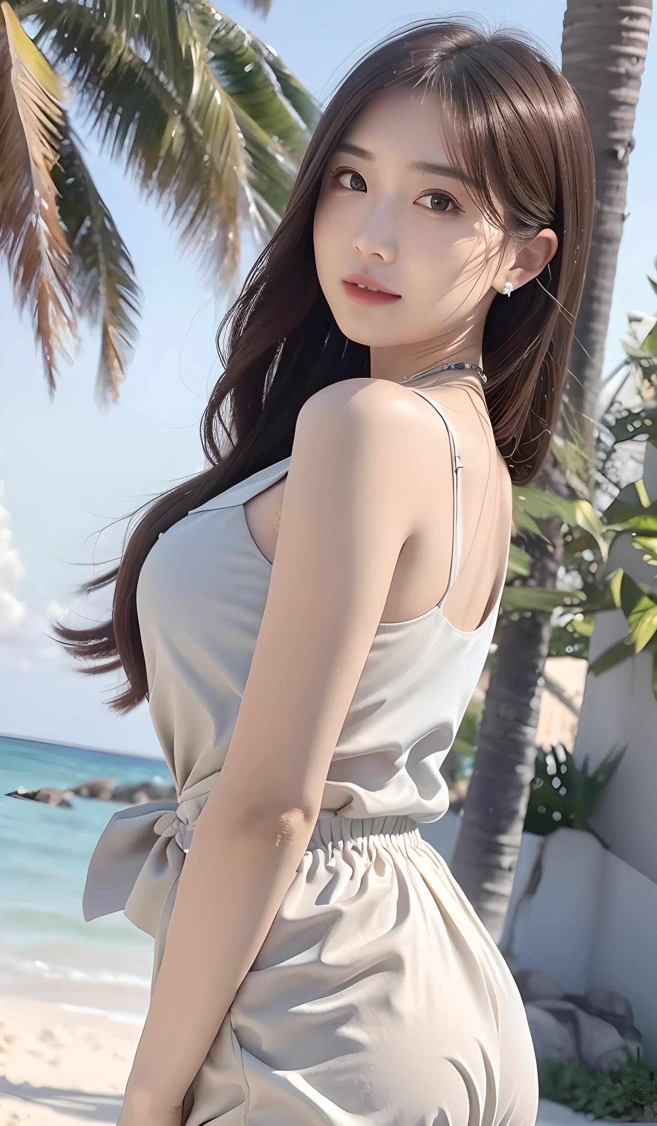 海滩美女