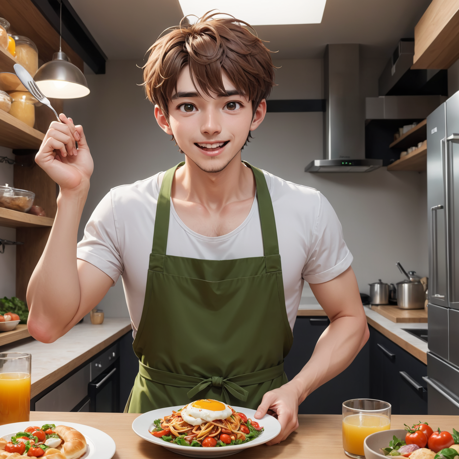 厨房男