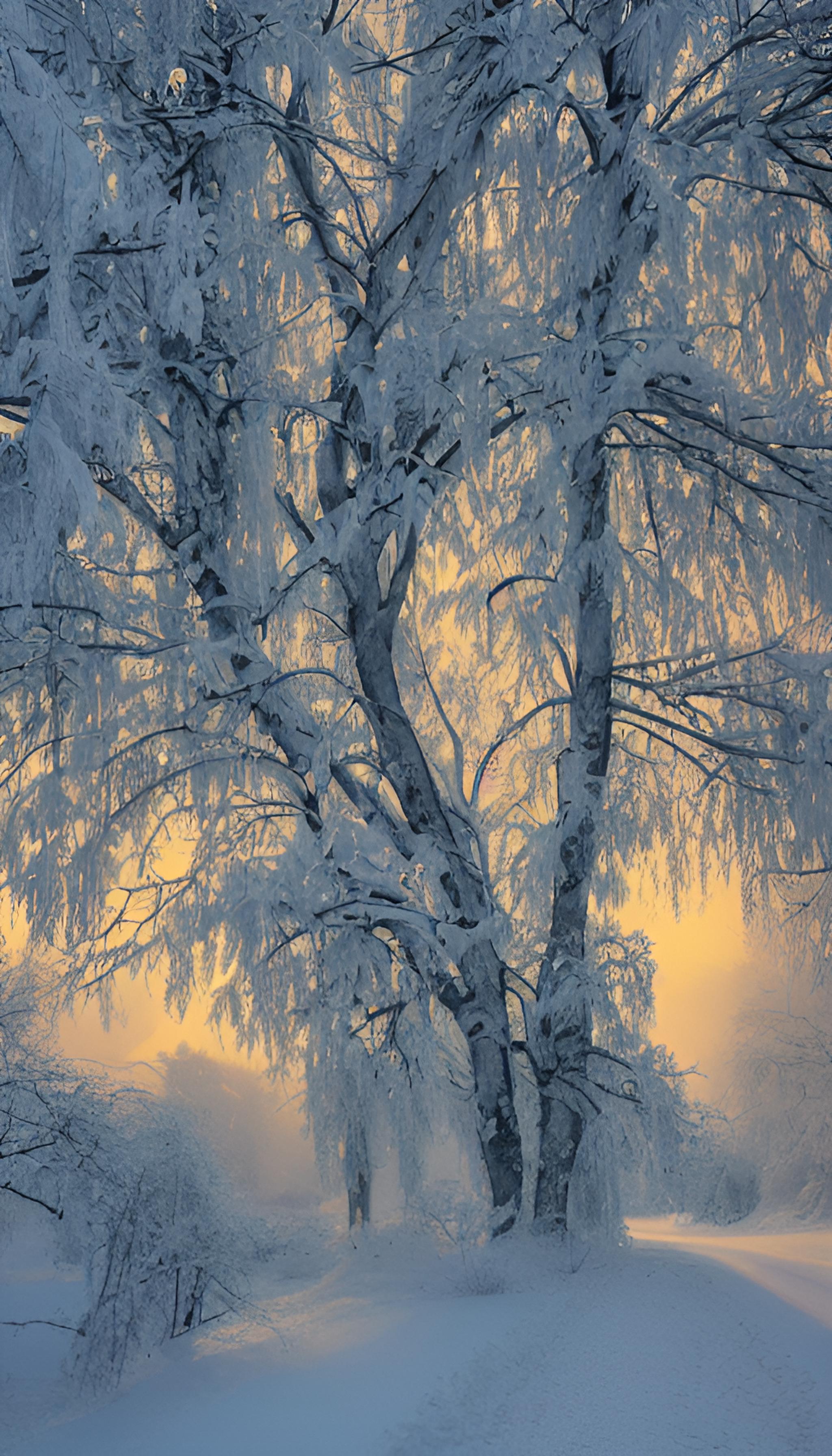 冬日雪景