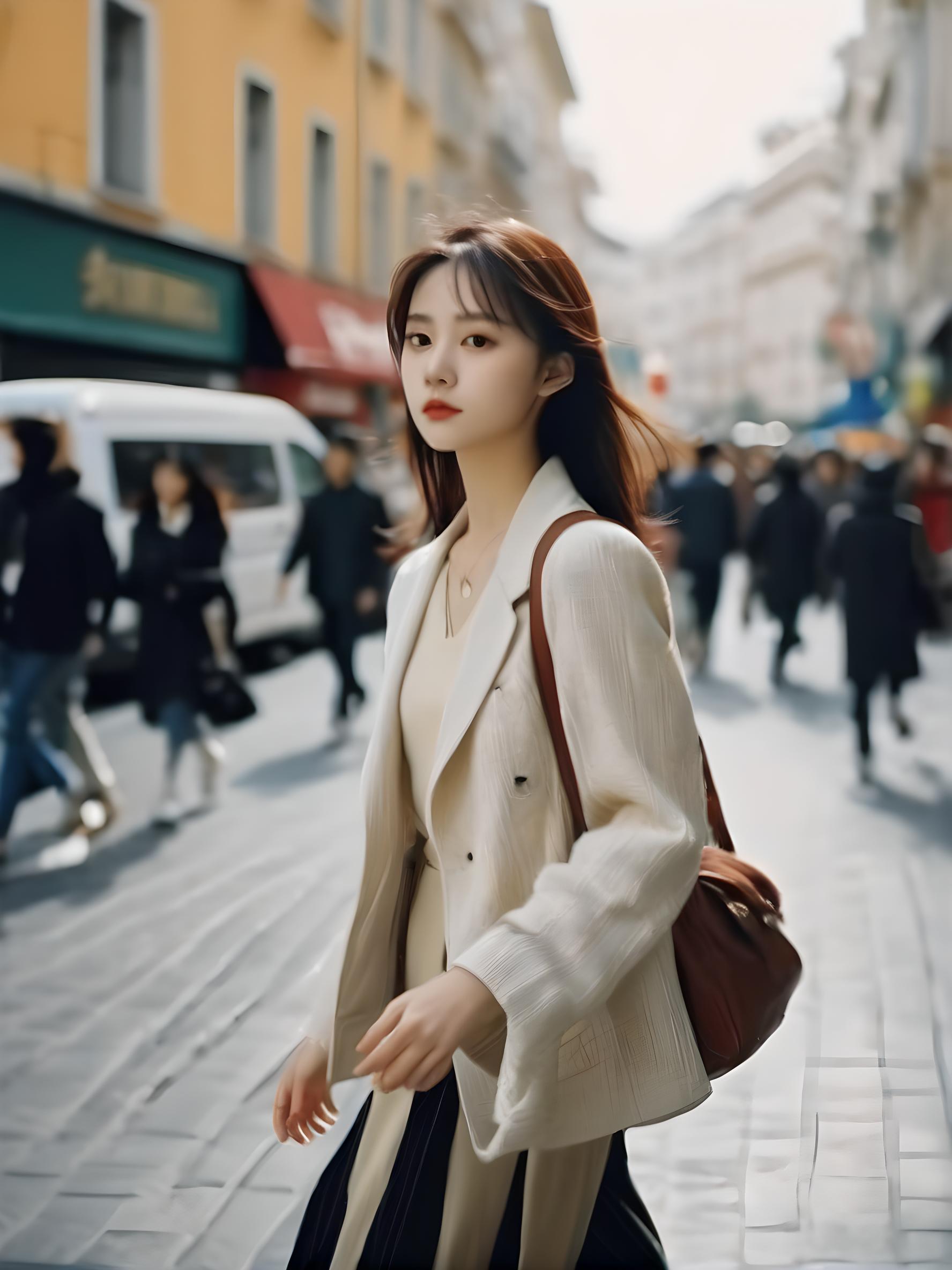 街拍美女