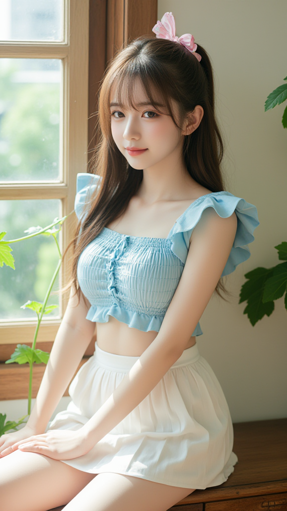 俏皮可爱的女孩