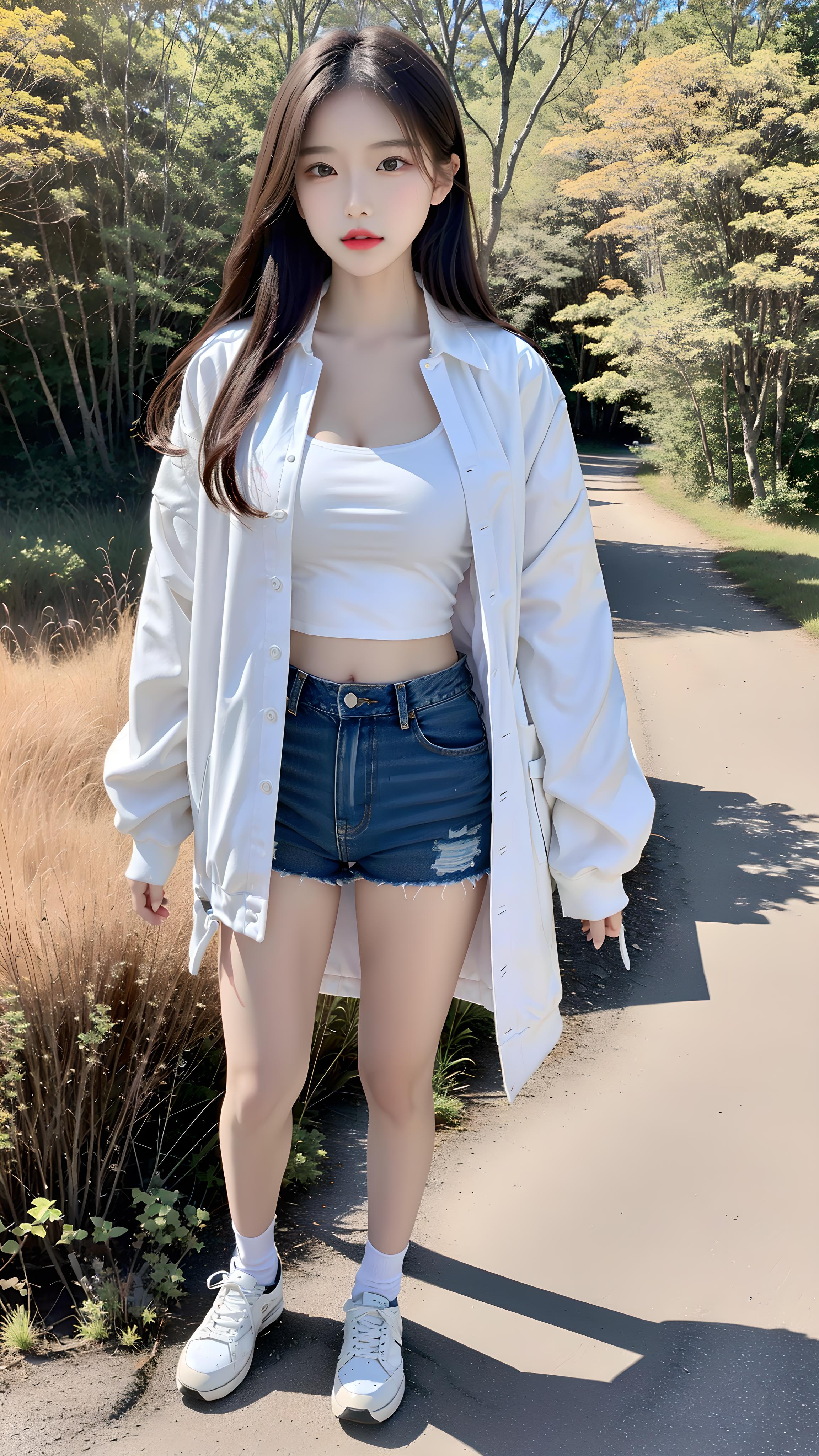 丛林探险美女