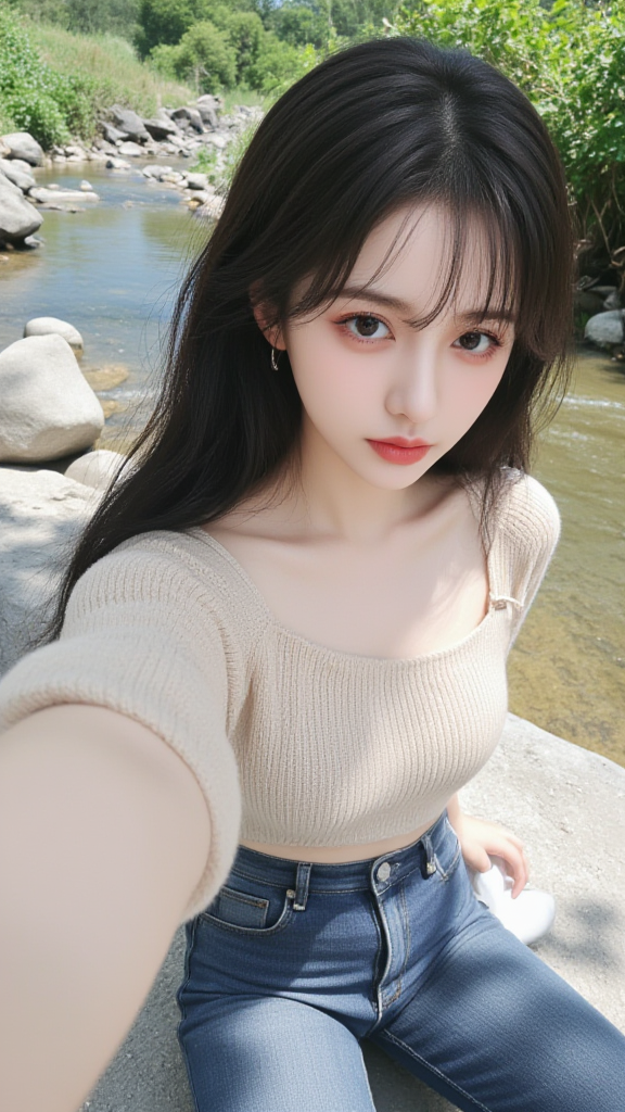 自拍女孩
