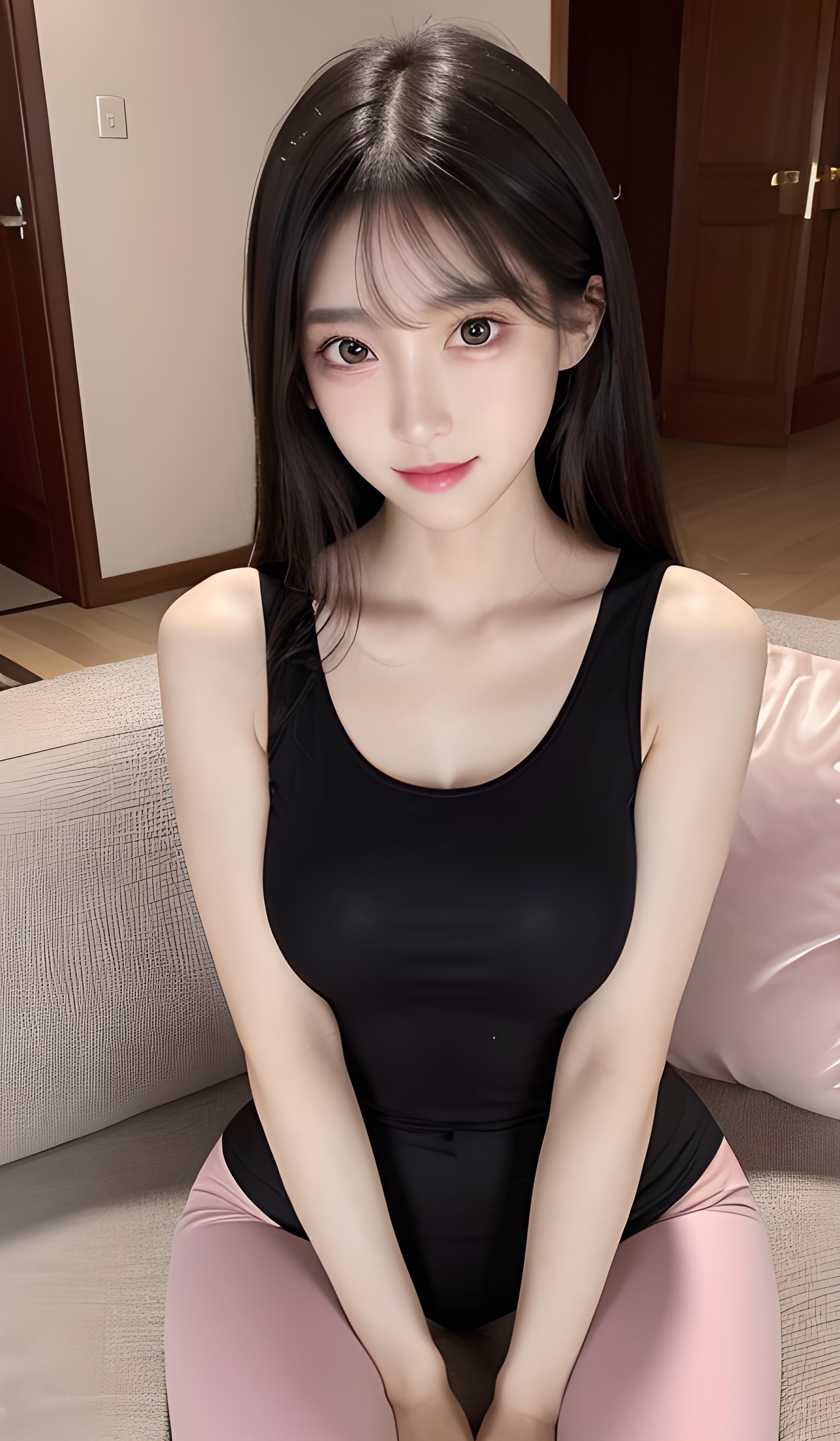 黑色小背心