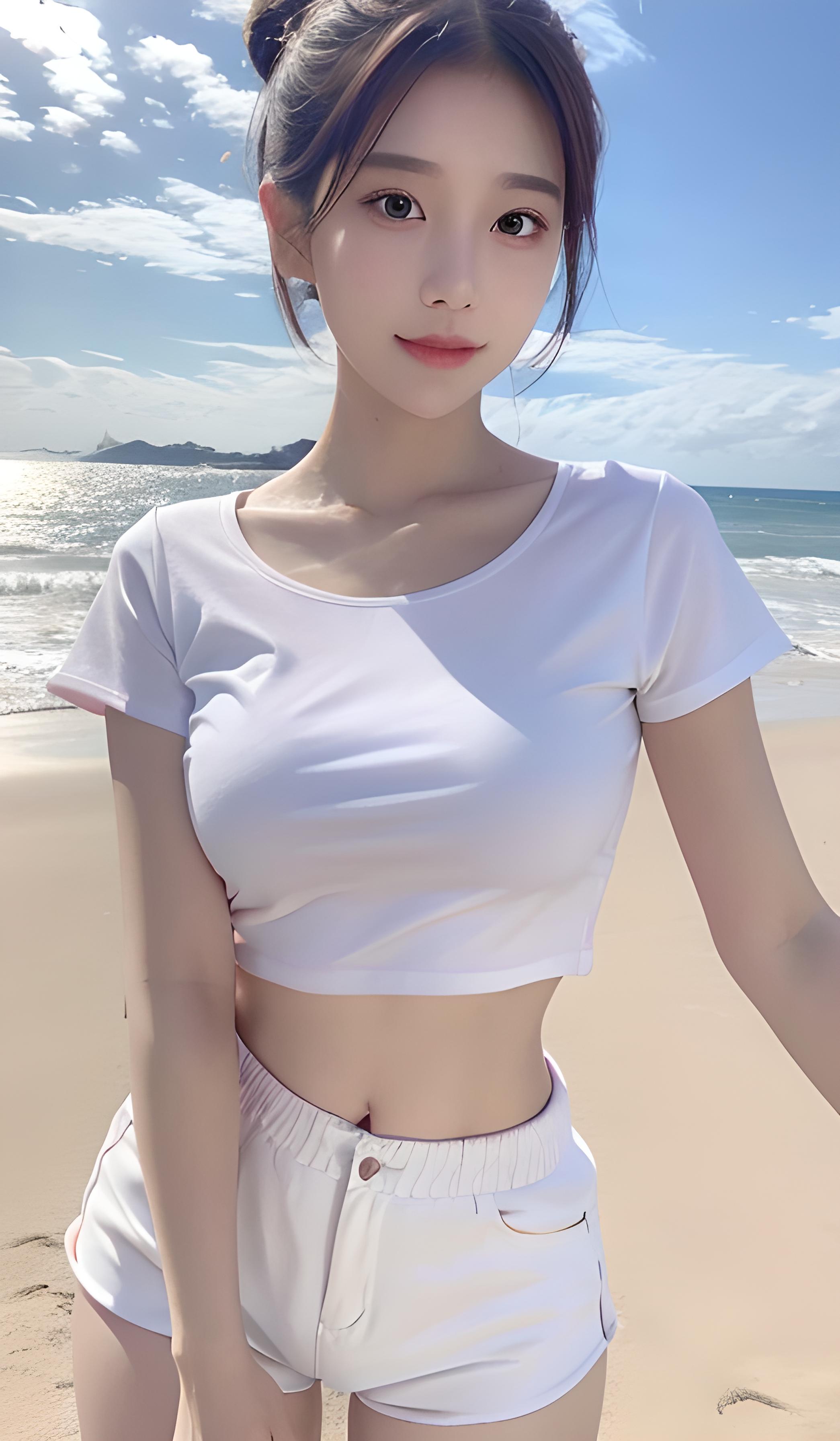 沙滩美女