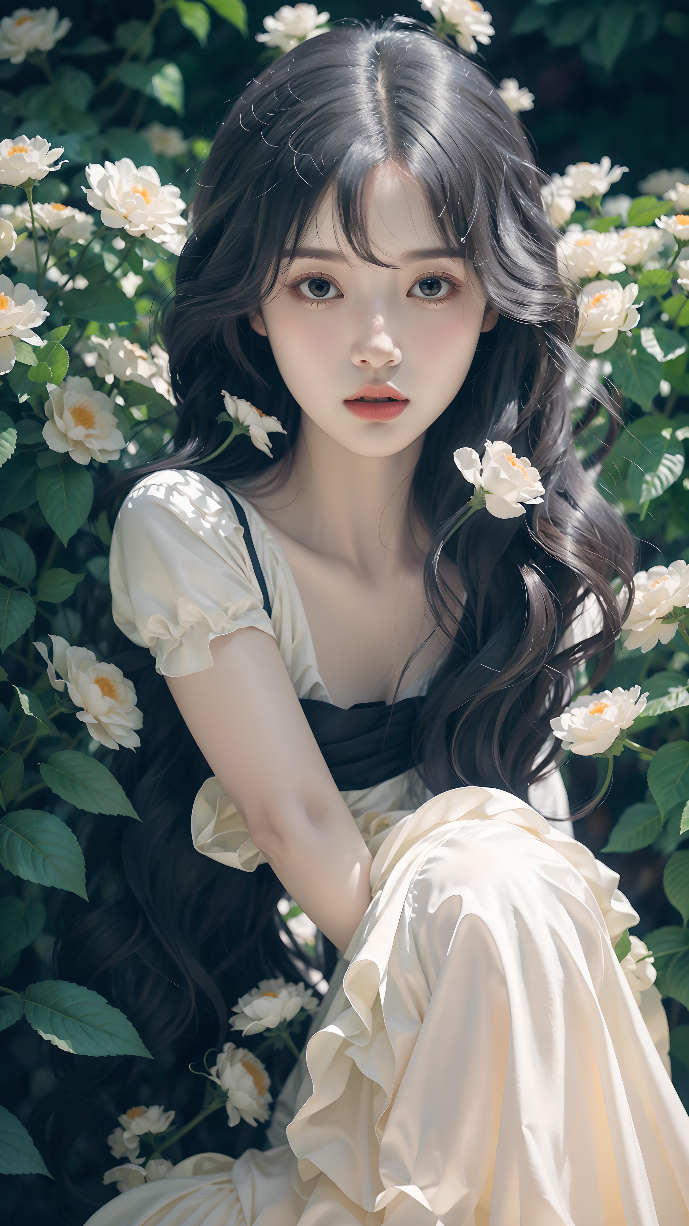 鲜花少女