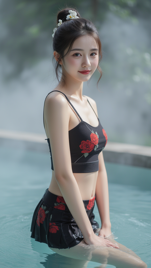温泉女孩